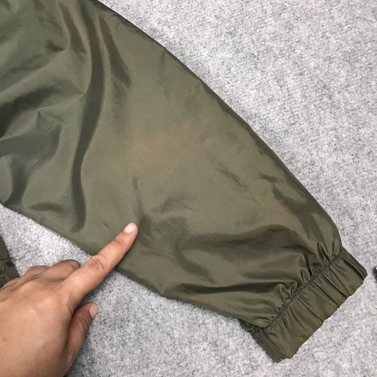 Final Home × Issey Miyake FINAL HOME ANORAK GREEN SUN FADED JACKET Size US M / EU 48-50 / 2 - 10 Thumbnail