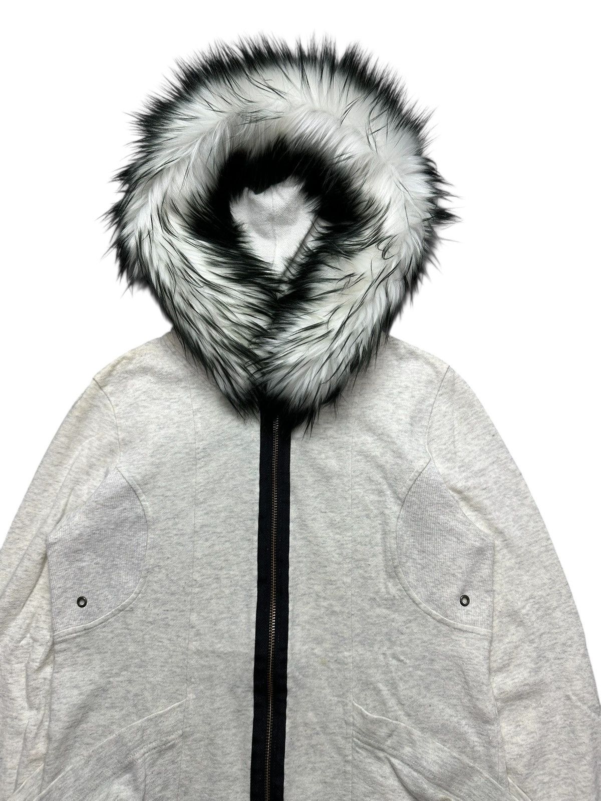 Beauty Beast B DONNA JAPANESE BRAND FUR ZIP HOODIE IFSIXWASNINE LGB STYLE Size XS / US 0-2 / IT 36-38 - 2 Thumbnail
