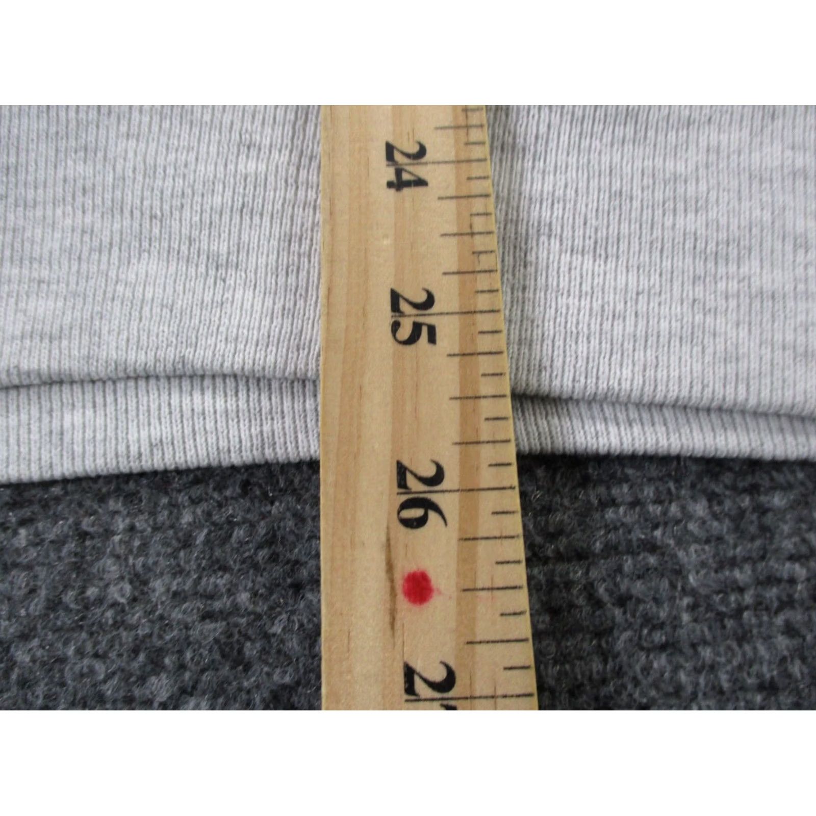 Jerzees VINTAGE Jerzees Sweatshirt Mens L Rainbow USA Made 90s Crew Neck Pullover Gray Cotton Polyester Knit Logo Lightweight Thermal Size US L / EU 52-54 / 3 - 4 Thumbnail