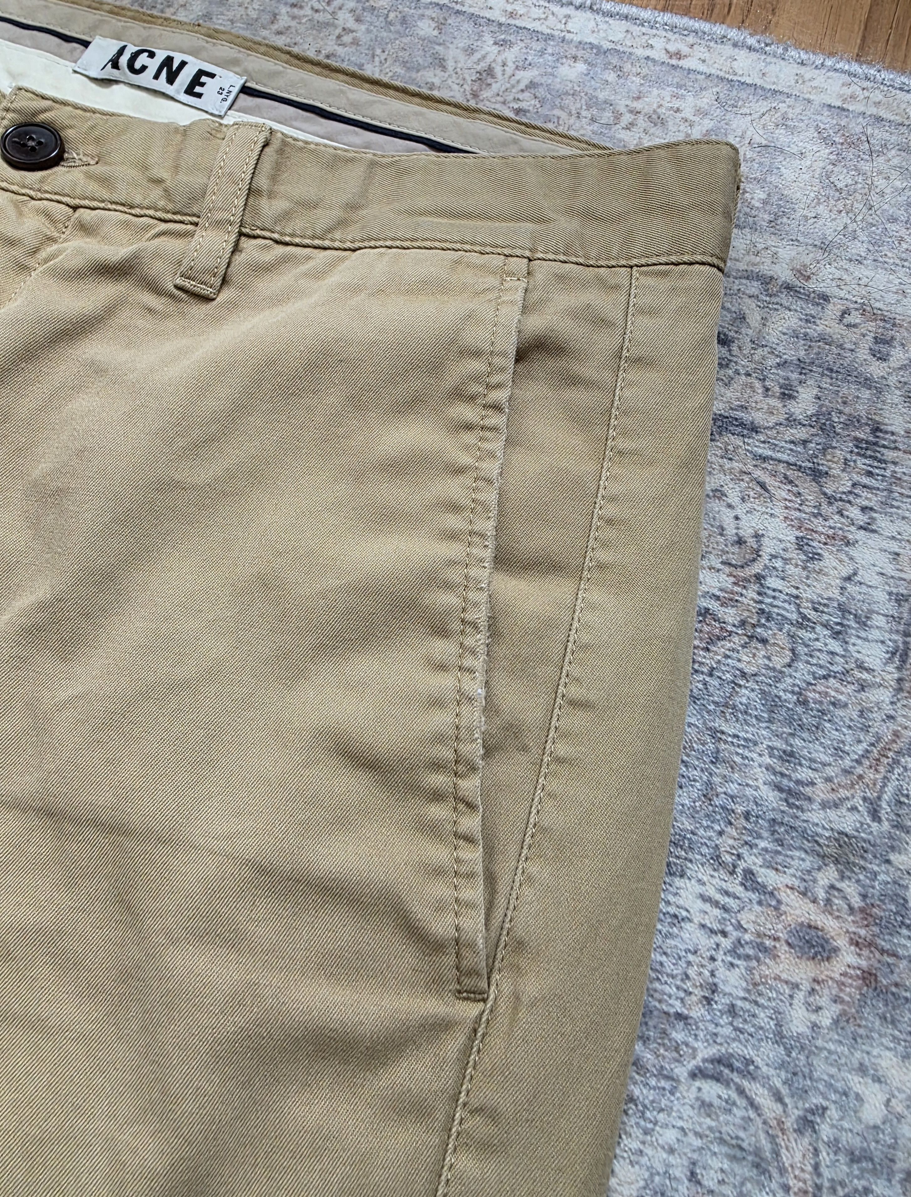 Acne Studios Acne Studios men's Roc Twill Chinos 31 Size US 31 - 5 Thumbnail
