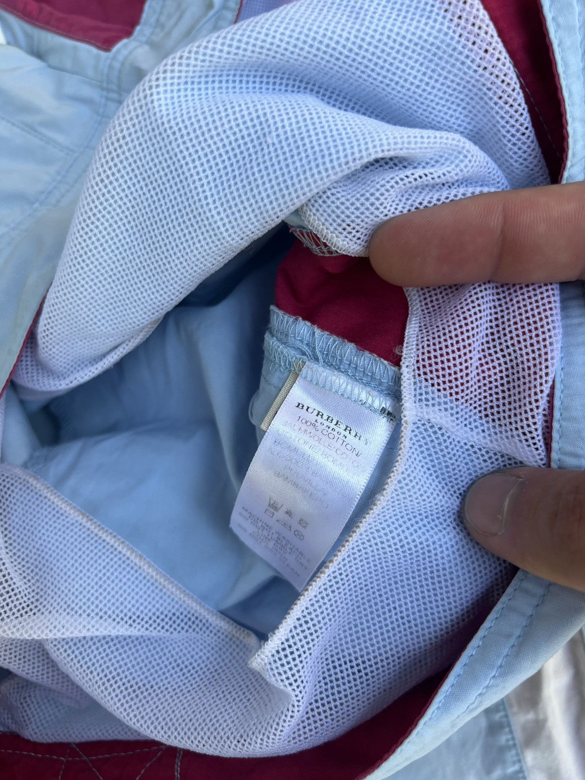 Burberry Rare Vintage Burberry Nylon Swim Shorts Archive Big Logo L Size US 34 / EU 50 - 11 Thumbnail