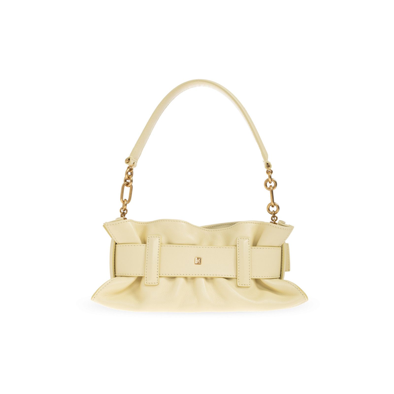 Balmain BALMAIN Anthem Mini Yellow Shoulder Bag New & Authentic Size ONE SIZE - 2 Thumbnail