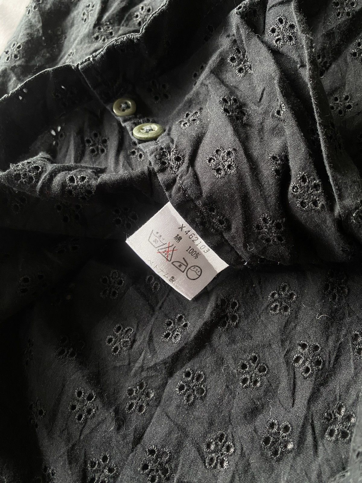 Japanese Brand × Yohji Yamamoto A.A.R by Yohji Yamamoto Open Collar shirt Size US M / EU 48-50 / 2 - 3 Thumbnail