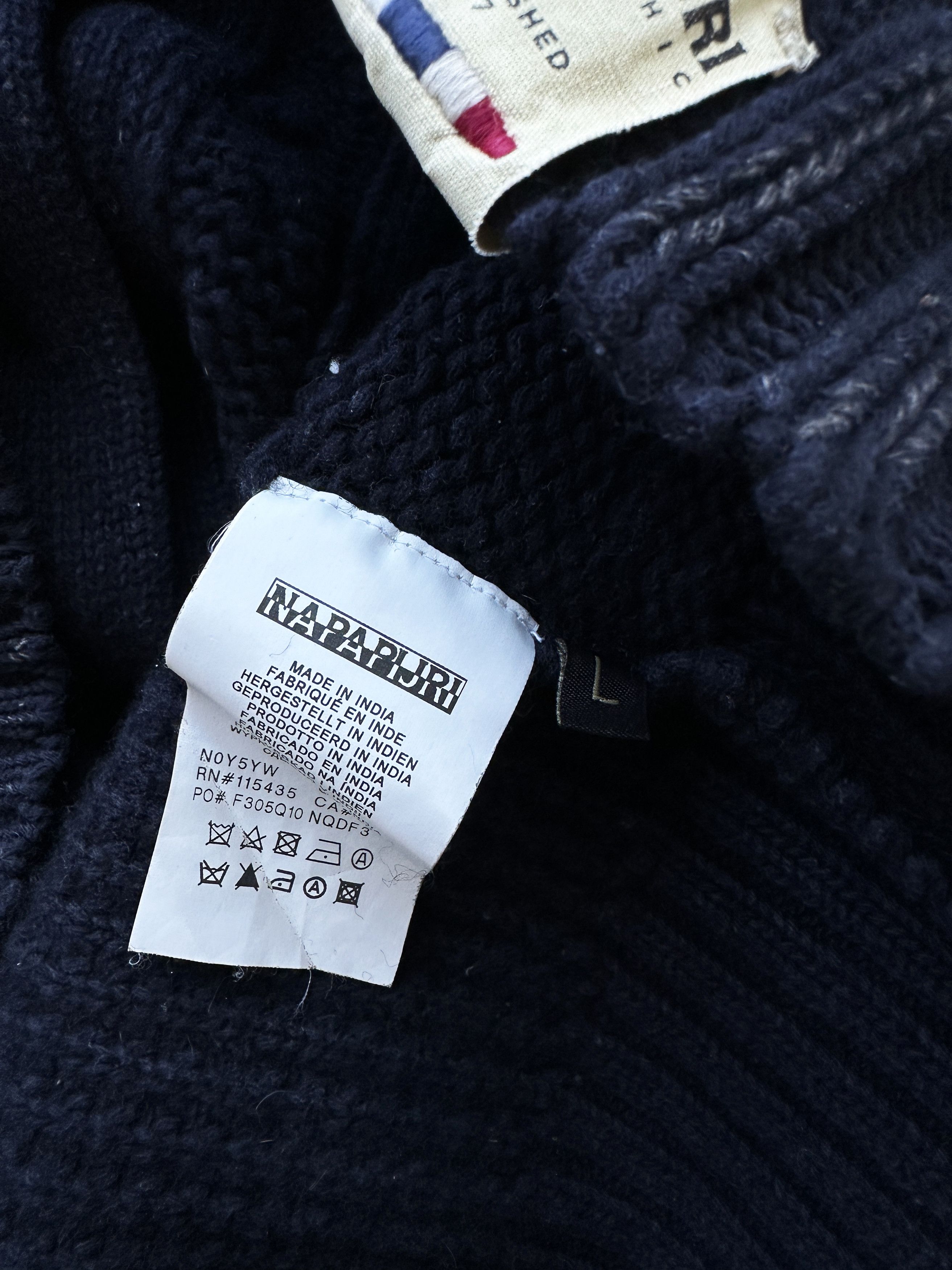 Napapijri Napapirji navy ribbed sweater Size US S / EU 44-46 / 1 - 9 Thumbnail