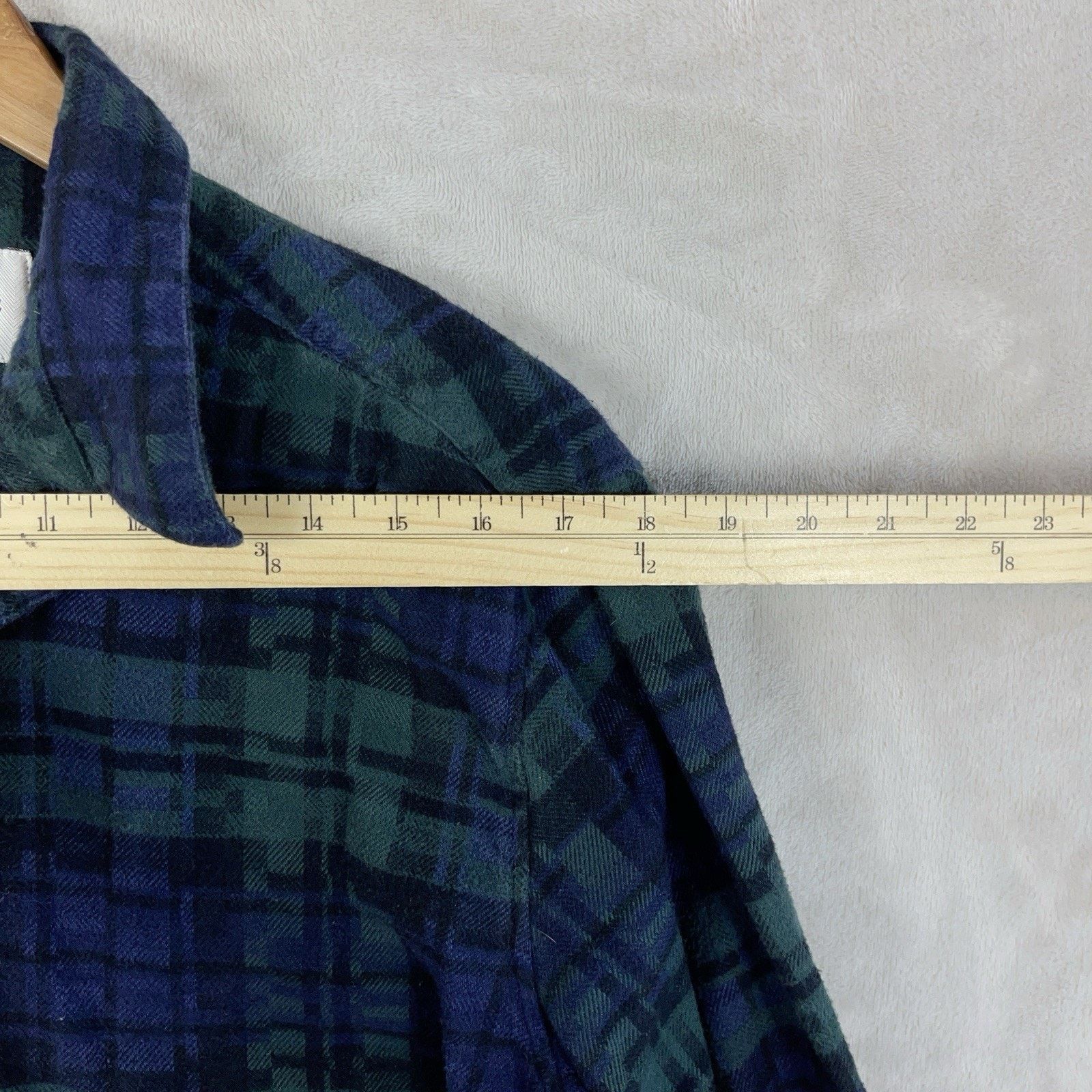 Peregrine Peregrine England Moore Plaid Flannel Green Shirt Men's L Size US L / EU 52-54 / 3 - 9 Thumbnail