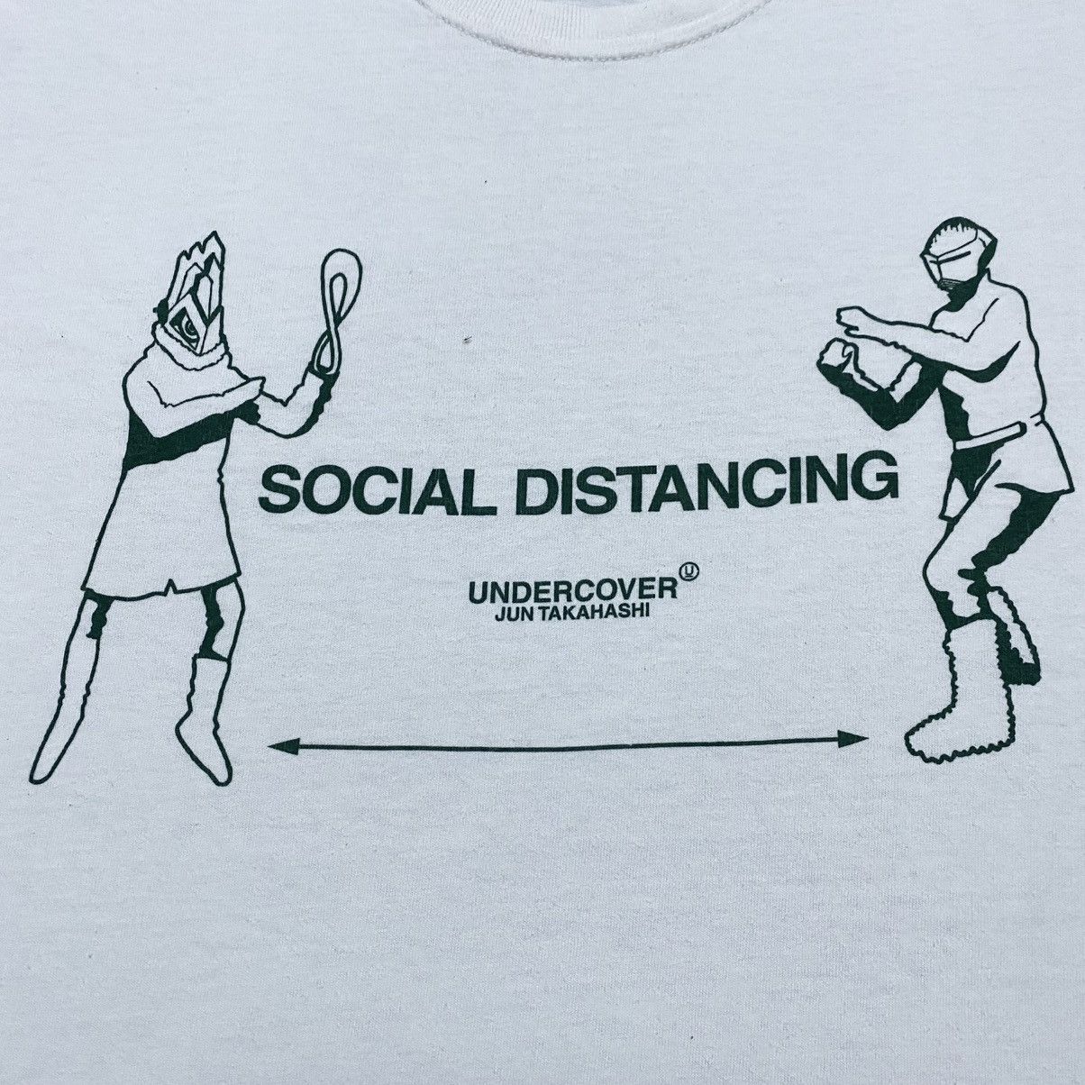 Japanese Brand Rare‼️🔥Vintage Undercover Social Distancing T-Shirt Size US S / EU 44-46 / 1 - 6 Thumbnail