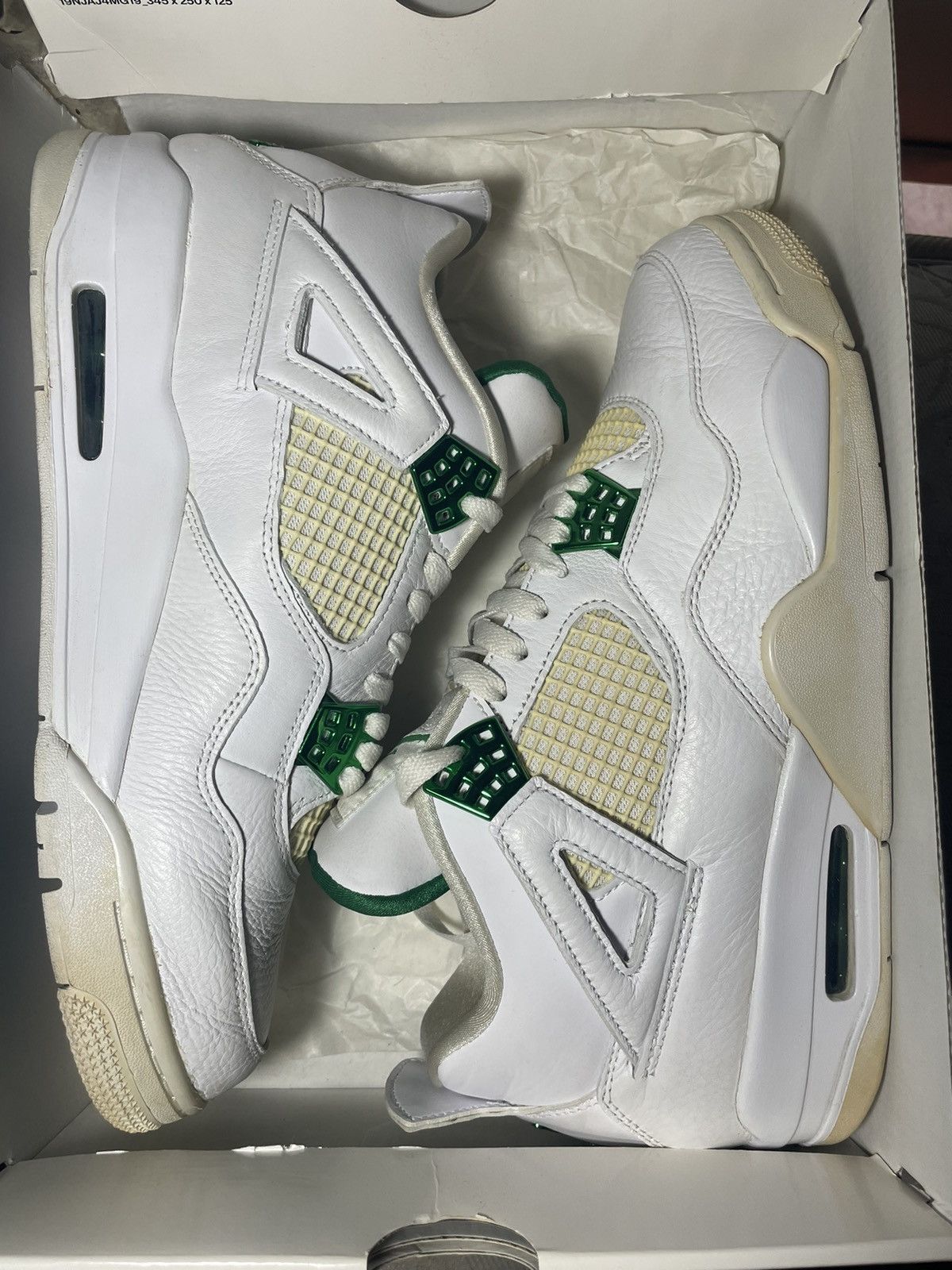 Jordan Brand Jordan 4 Metallic Green Size US 10.5 / EU 43-44 - 5 Thumbnail
