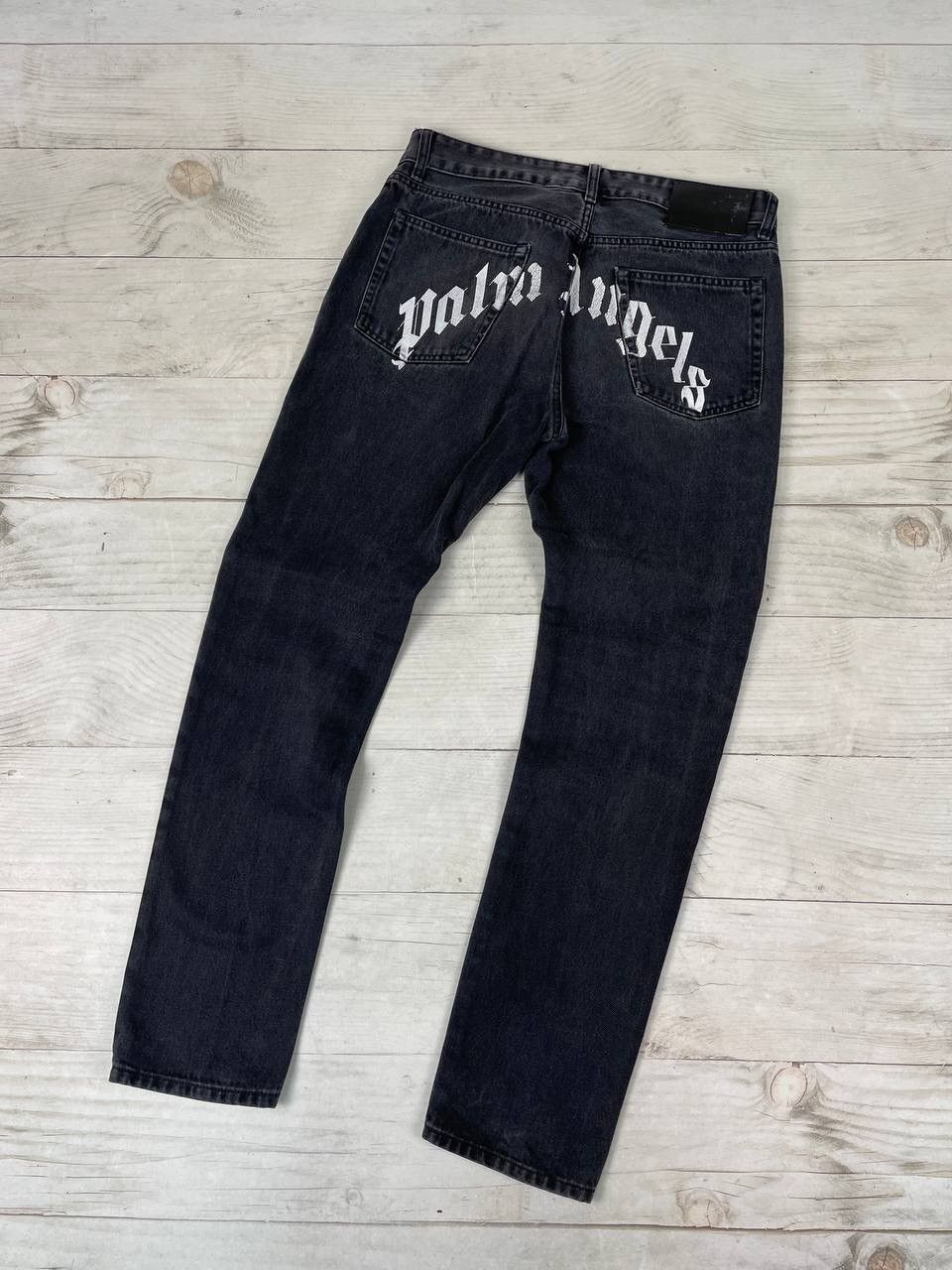 Palm Angels Palm Angels Logo Denim Jeans Size US 32 / EU 48 - 1 Thumbnail