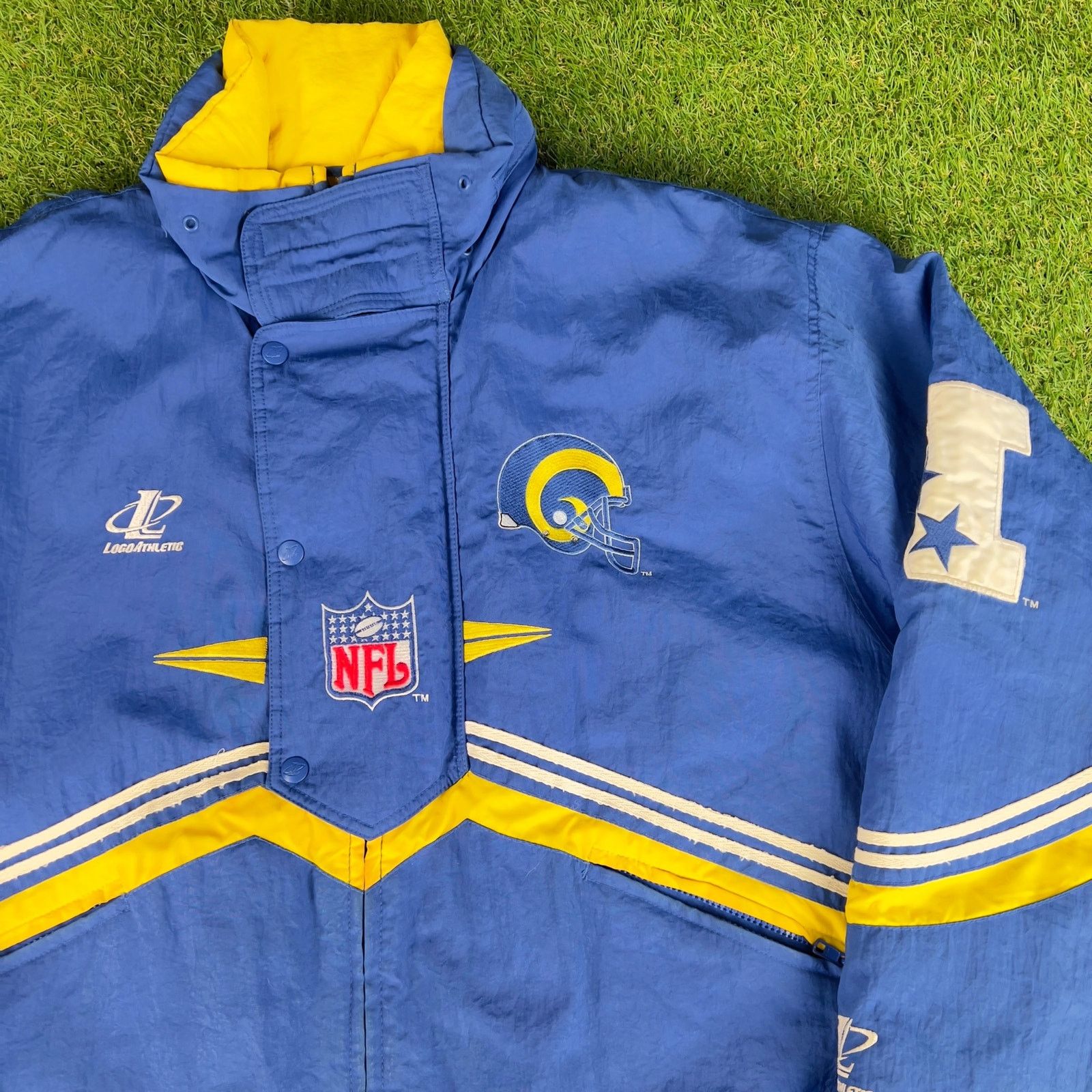 Logo 7 Vintage 90s St Louis Rams Logo 7 Jacket Size US XL / EU 56 / 4 - 3 Thumbnail