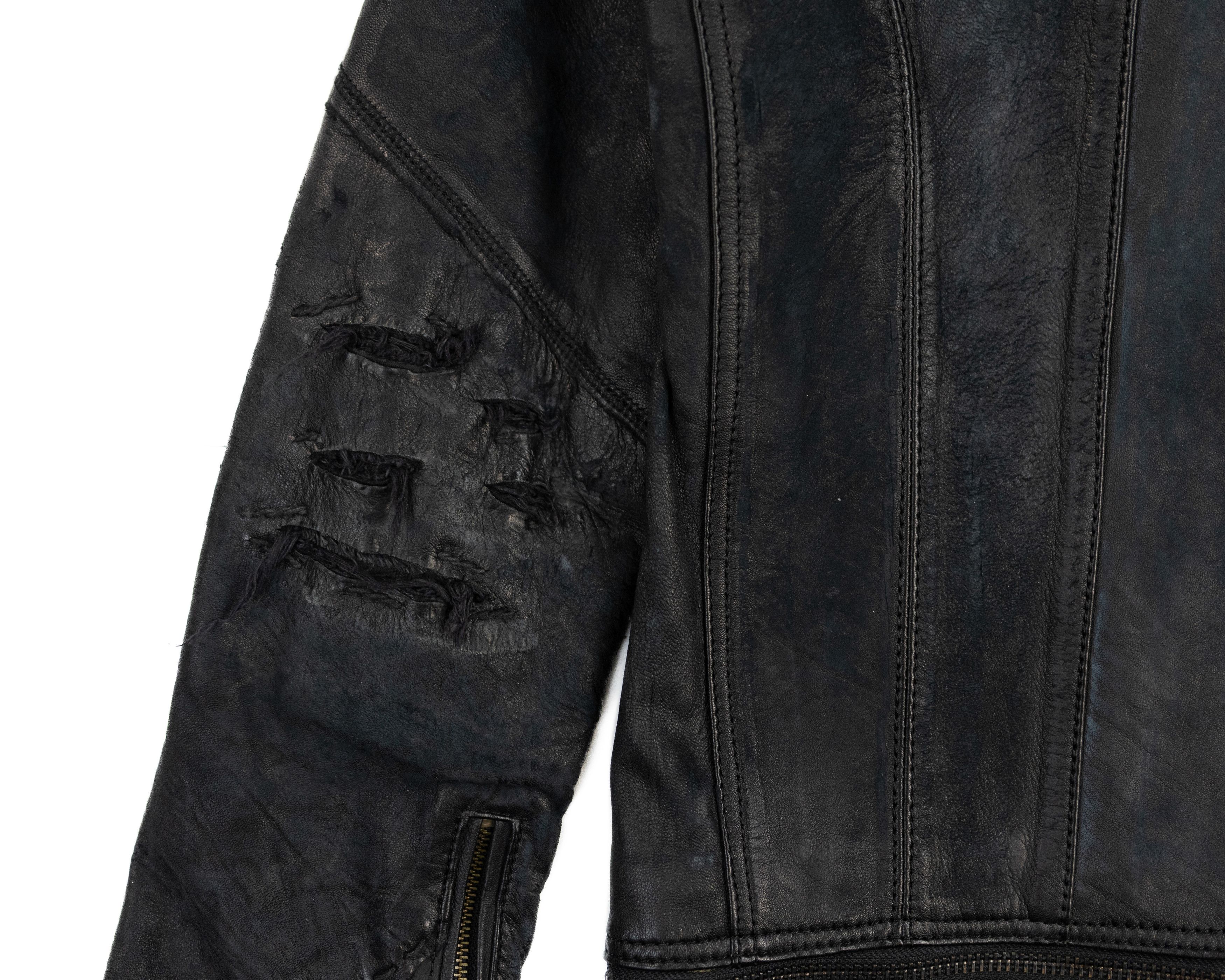 14th Addiction 14th Addiction “JK Desert” Distressed Leather Jacket Archive Size US S / EU 44-46 / 1 - 7 Thumbnail