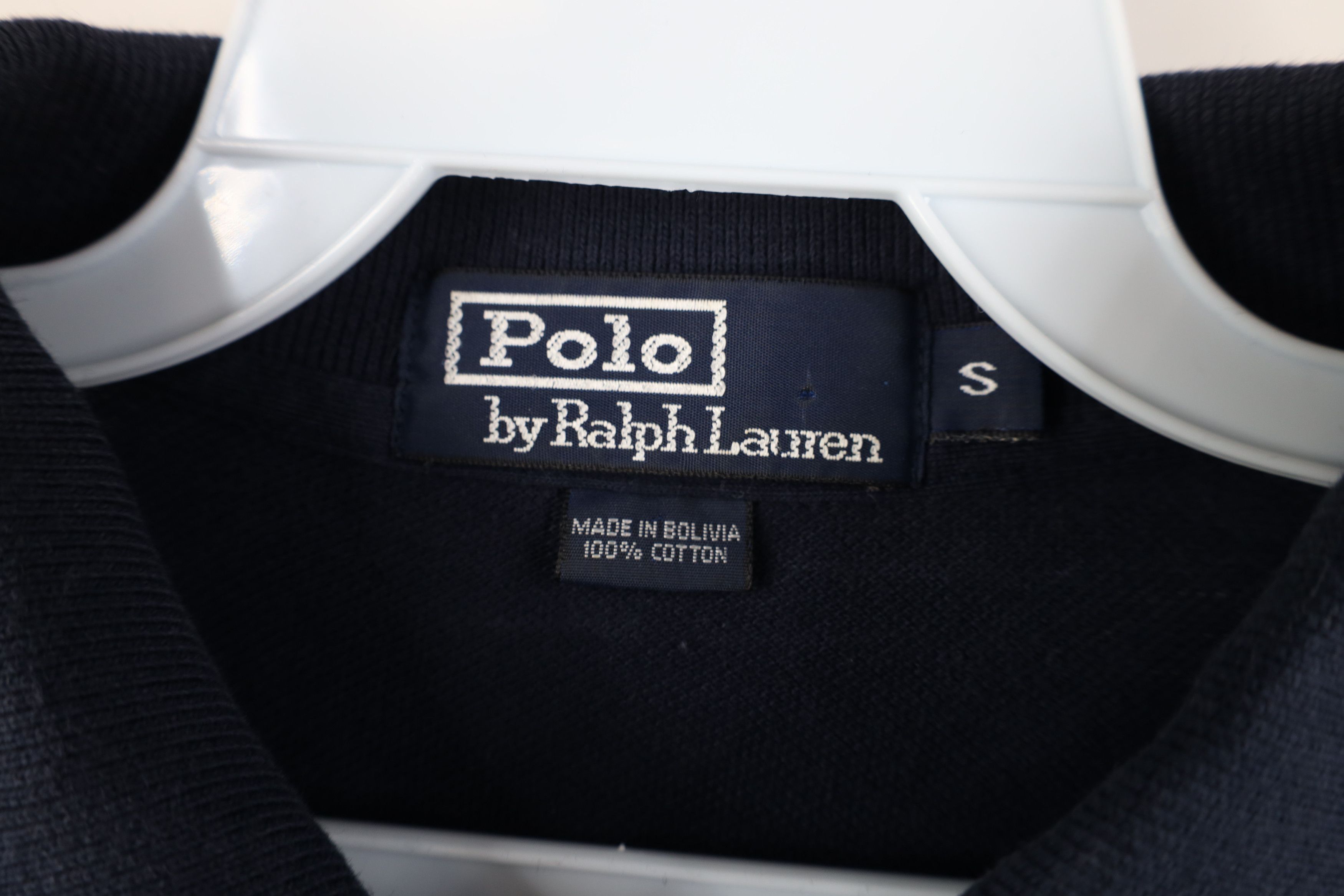 Ralph Lauren Vintage 90s Ralph Lauren Long Sleeve Rugby Polo Shirt Blue Size US S / EU 44-46 / 1 - 7 Thumbnail