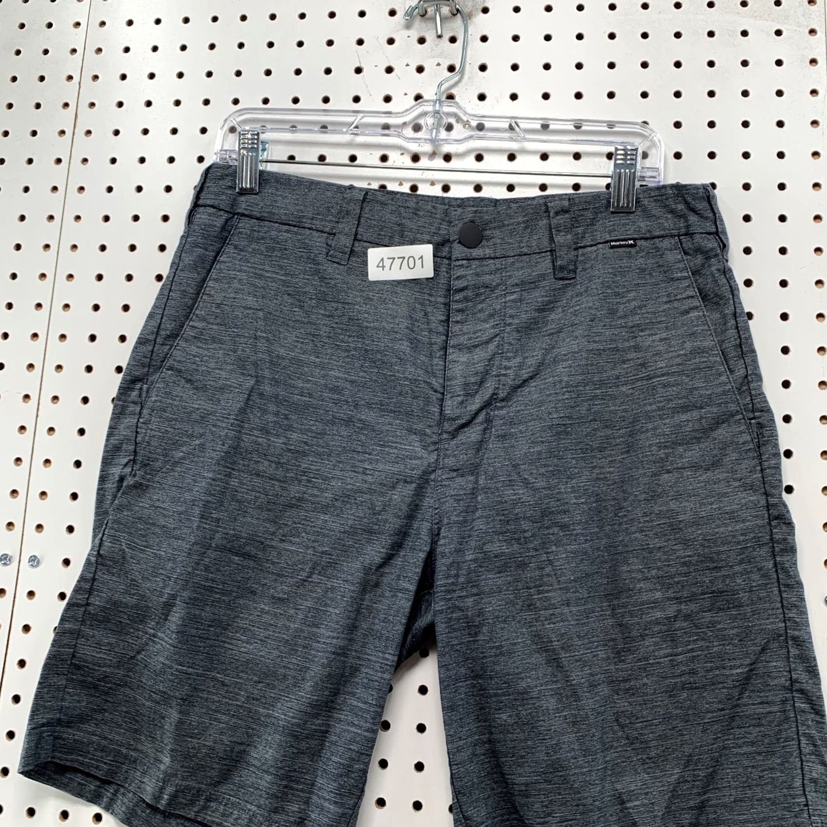 Hurley Hurley Chino Shorts Mens 30 Gray Stretch Golf Preppy Casual 32x9 Size US 30 / EU 46 - 4 Thumbnail
