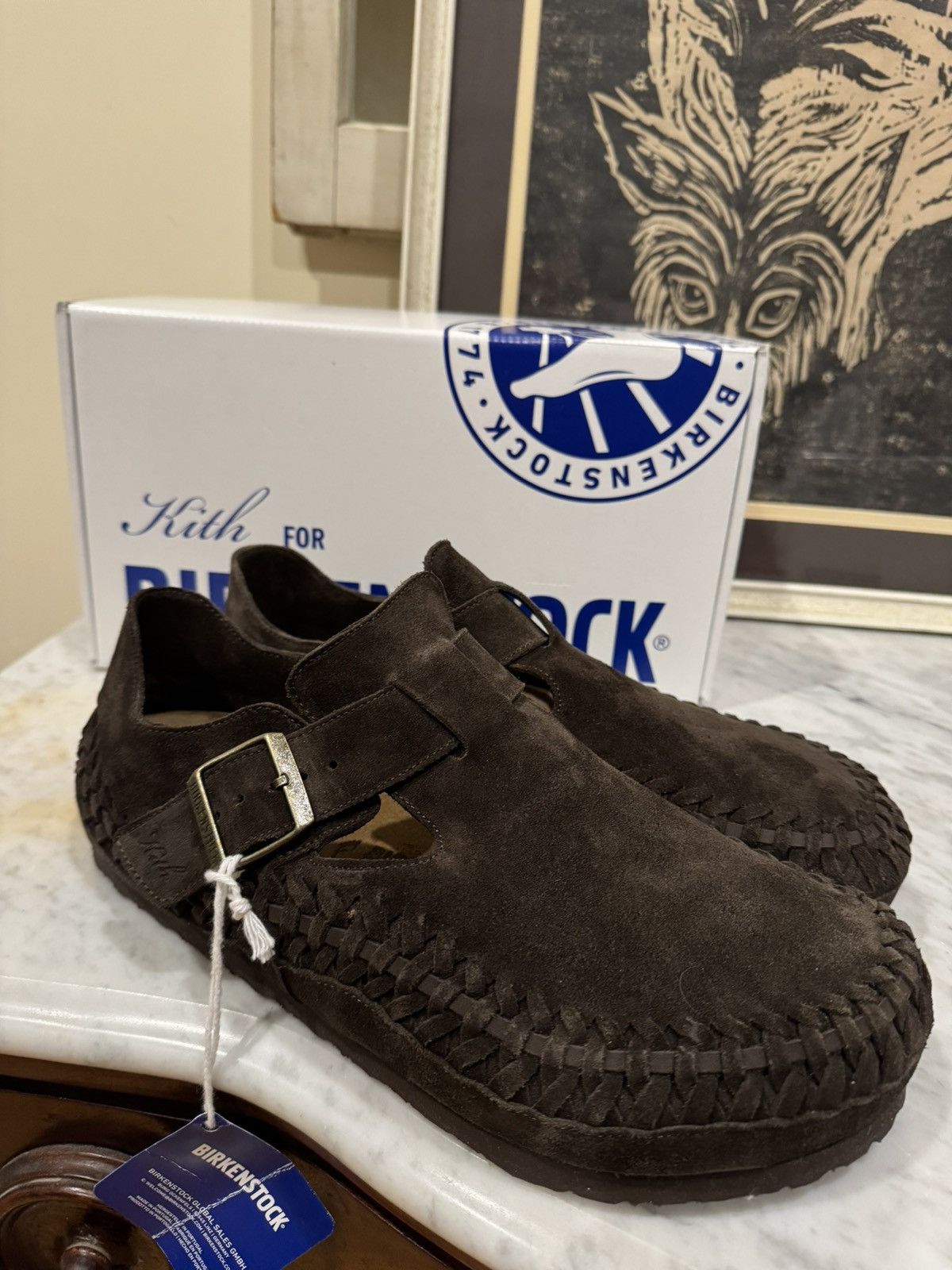 Birkenstock × Kith London Braided Birkenstock - Mocca - size 44 Size US 11 / EU 44 - 2 Thumbnail