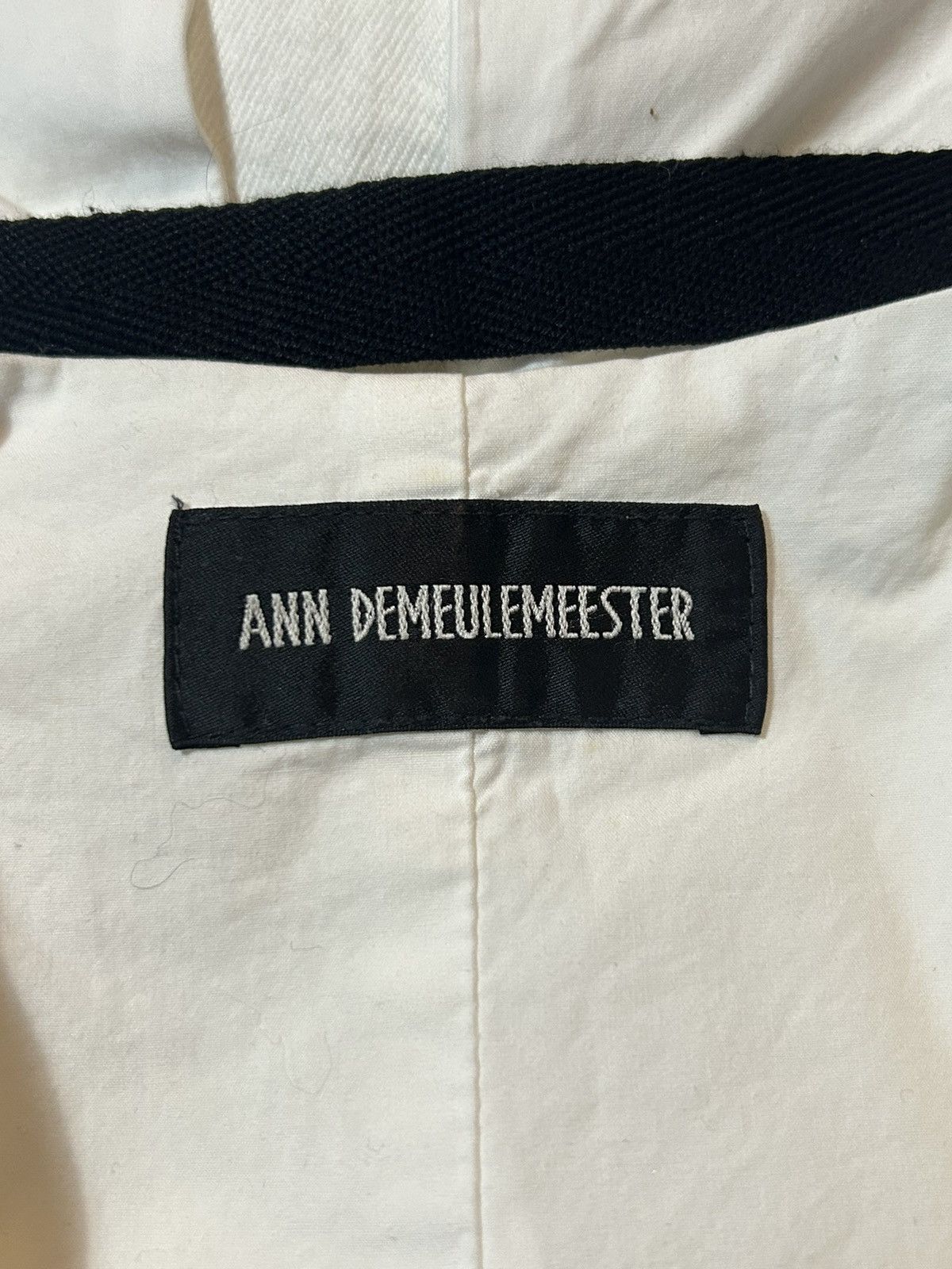 Ann Demeulemeester SS22 Bondage Strap Button Waist Coat Size US S / EU 44-46 / 1 - 5 Thumbnail