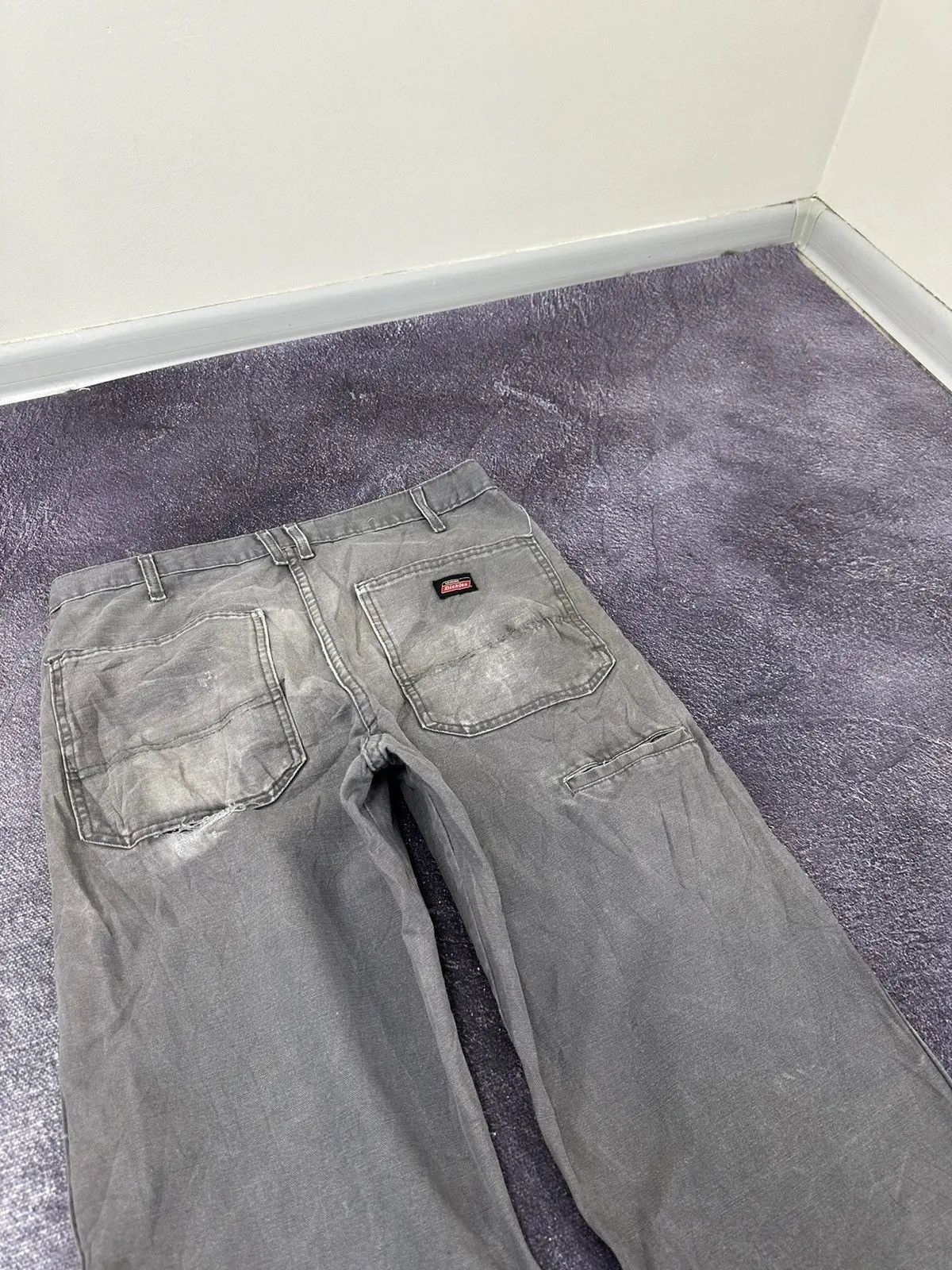 Dickies × Vintage Vintage Dickies USA Faded Gray Work Hype Pants Jeans Size US 32 / EU 48 - 4 Thumbnail