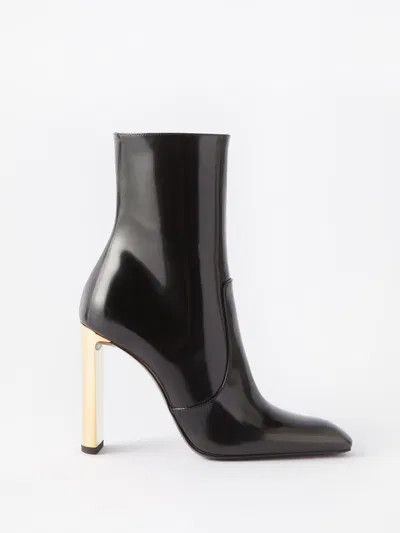 Saint Laurent Paris o1y0126 Ankle Boots in Black Size US 8 / IT 38 - 1 Thumbnail