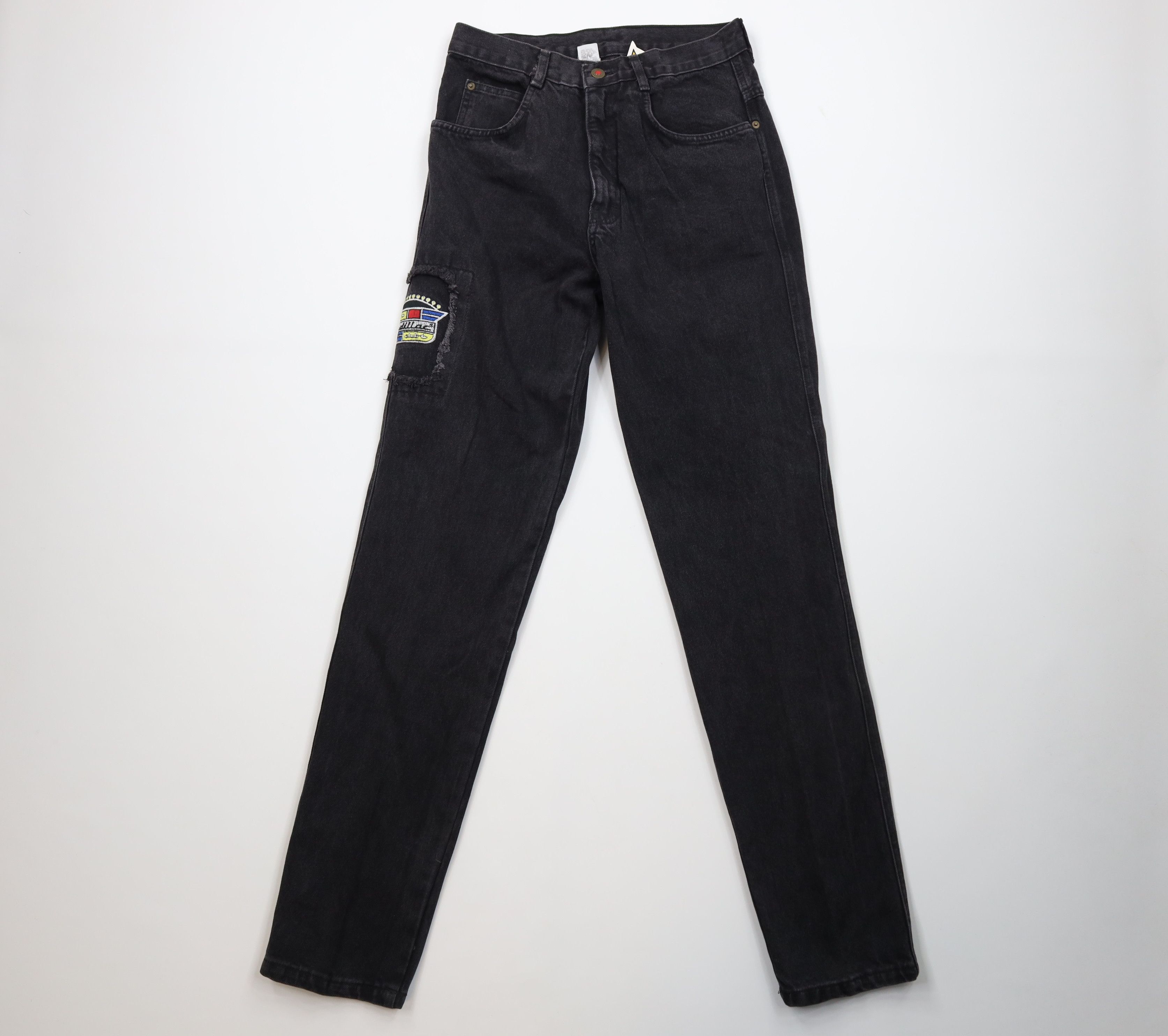 Cadillac Deadstock Vintage 90s Cadillac Car Straight Leg Jeans USA Size US 30 / EU 46 - 1 Thumbnail