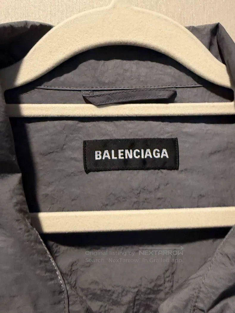 Balenciaga Balenciaga Logo printed zip-up high-neck long-sleeve jacke Size US S / EU 44-46 / 1 - 3 Thumbnail