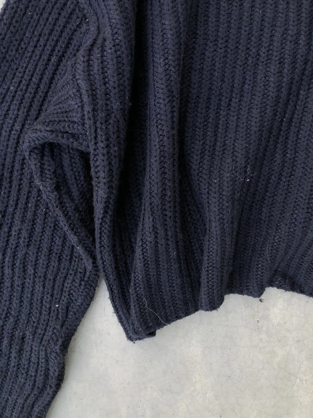 Aran Isles Knitwear × Designer ZARA Turtle Neck Crop Top Baggie Knitted Sweate Size US XXL / EU 58 / 5 - 12 Thumbnail