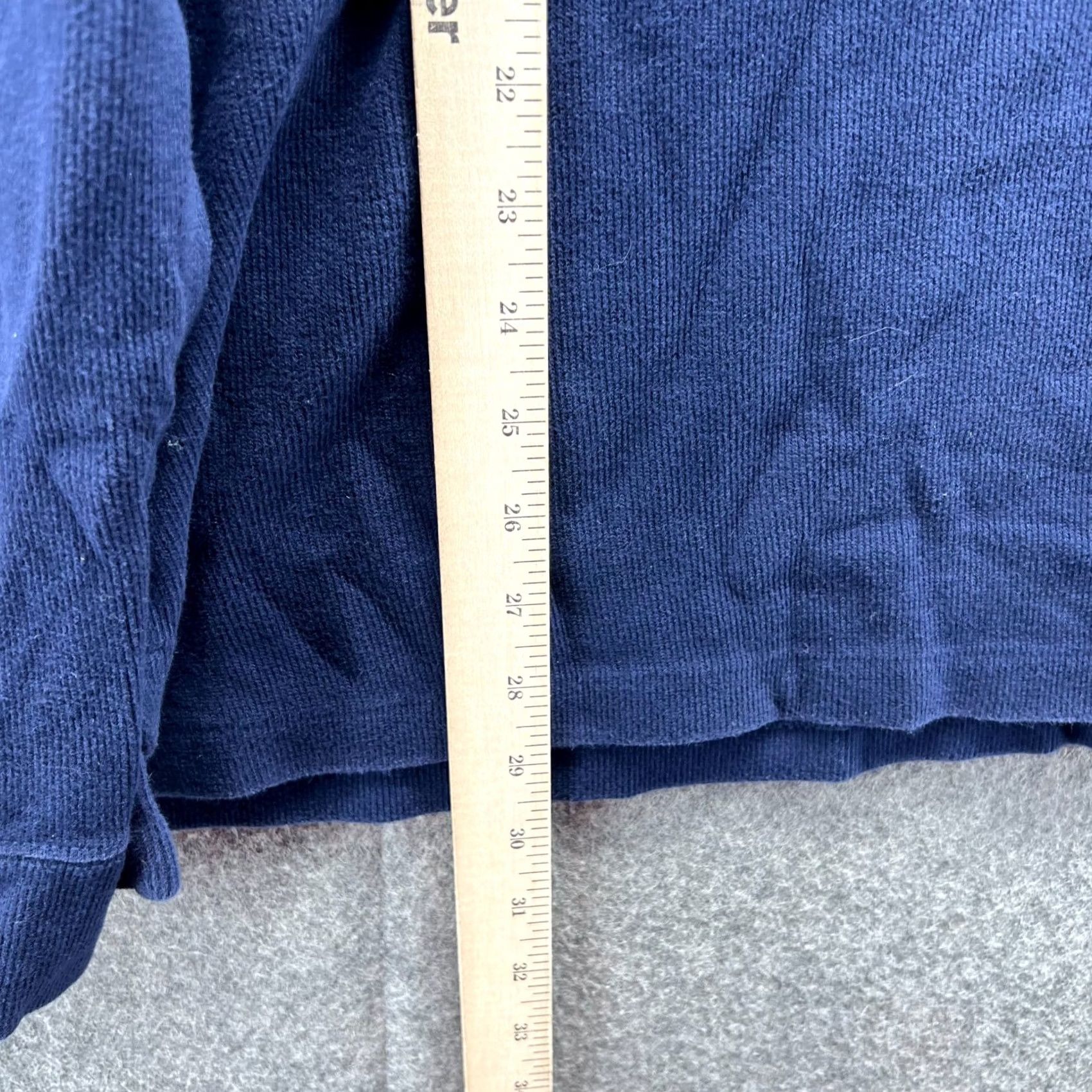 Ralph Lauren VINTAGE Ralph Lauren Sweater Mens XL Blue Navy Quarter Zip Fleece Pony Pullover Size US XL / EU 56 / 4 - 4 Thumbnail