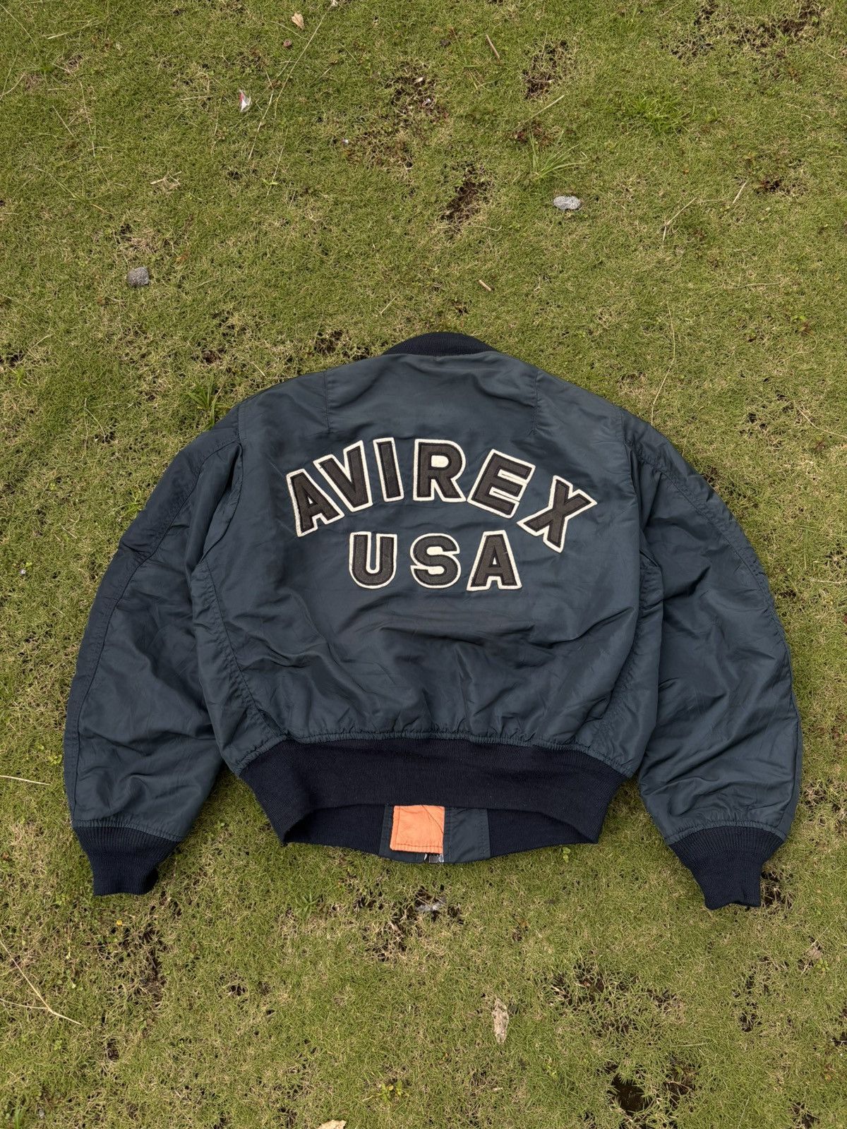 Avirex Bomber ma1 avirex big logo leather Size US L / EU 52-54 / 3 - 1 Thumbnail