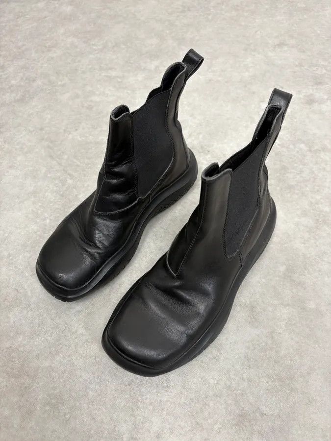 Prada AW1999 Prada Black Leather Vibram Ankle Boots Size US 5.5 / IT 35.5 - 3 Thumbnail
