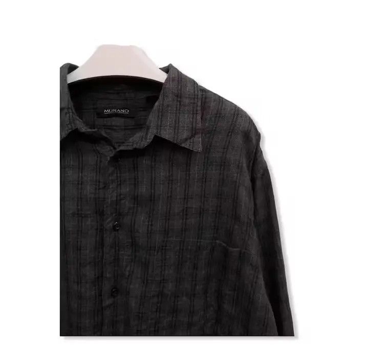 Flannel × Vintage Vintage Murano Flannel Shirt 👕 Size US L / EU 52-54 / 3 - 2 Thumbnail