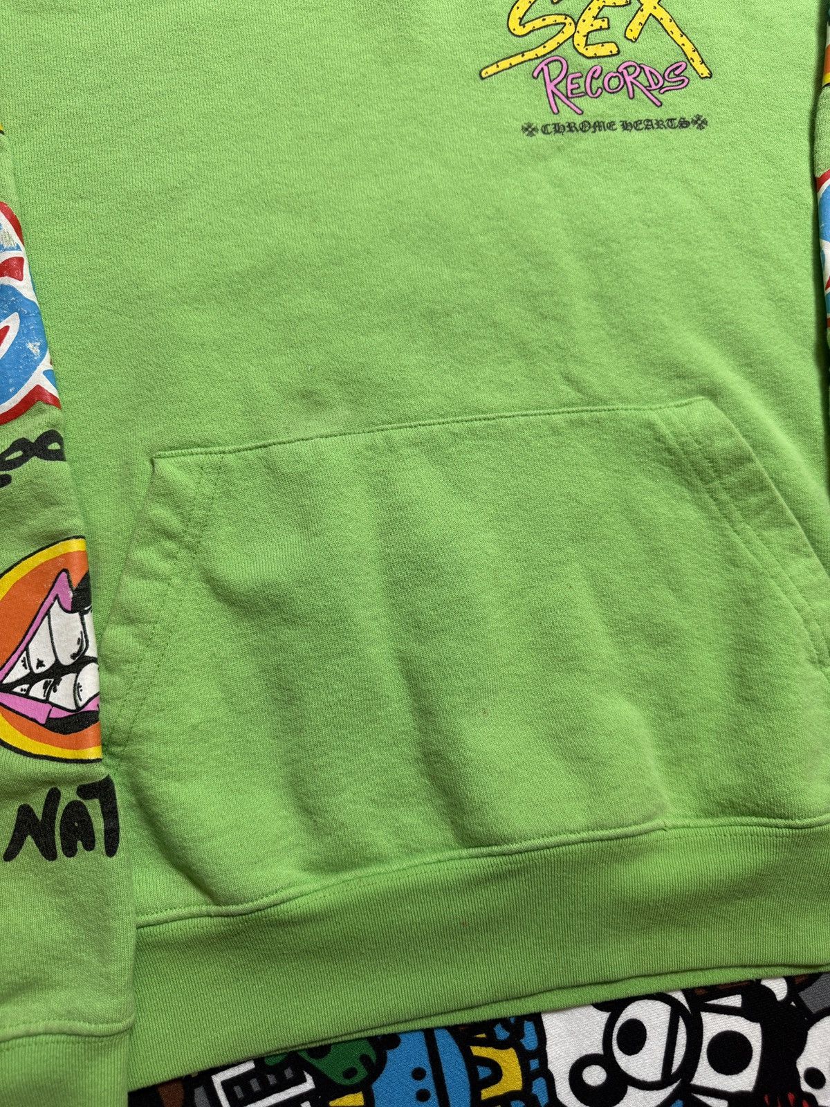 Chrome Hearts Chrome Hearts Green Matty Boy Records Pullover Hoodie Size US S / EU 44-46 / 1 - 14 Thumbnail