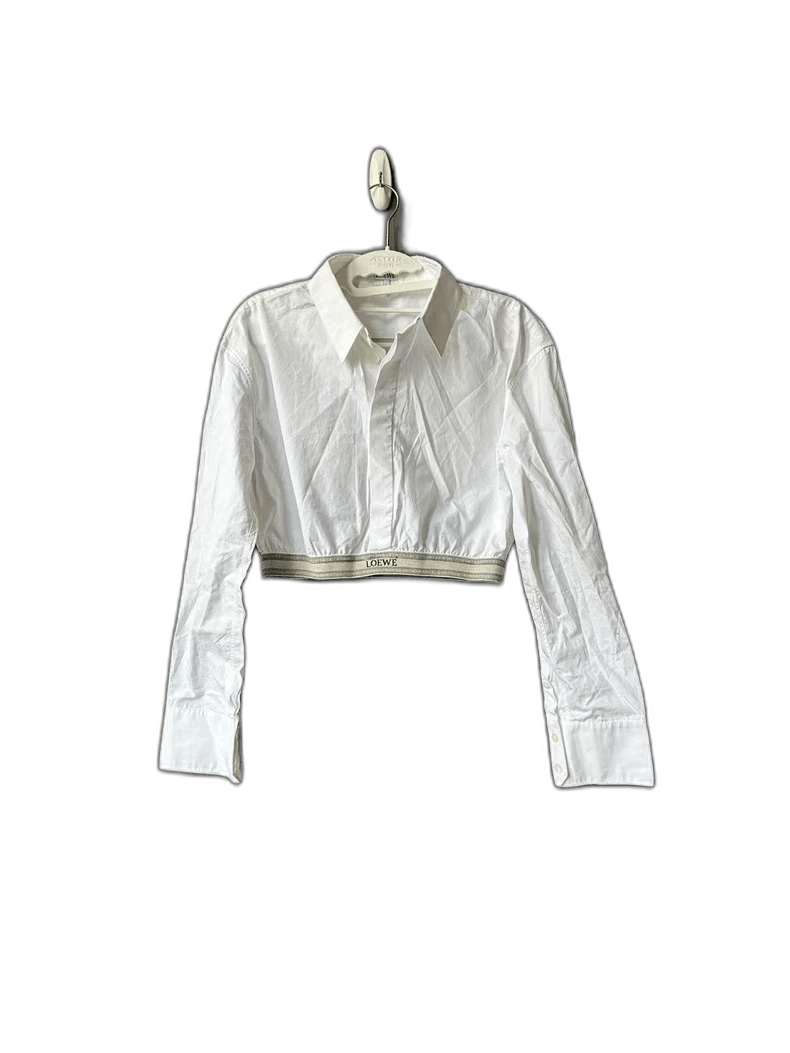 Loewe Loewe Cropped Long Sleeve Shirt Size US S / EU 44-46 / 1 - 1 Thumbnail