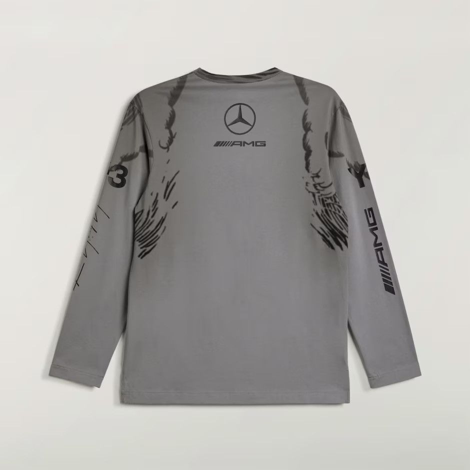 Adidas × Y-3 Adidas x Y-3 x AMG Mercedes F1 Team Wolf LongSleeve T-shirt Size US XL / EU 56 / 4 - 2 Thumbnail
