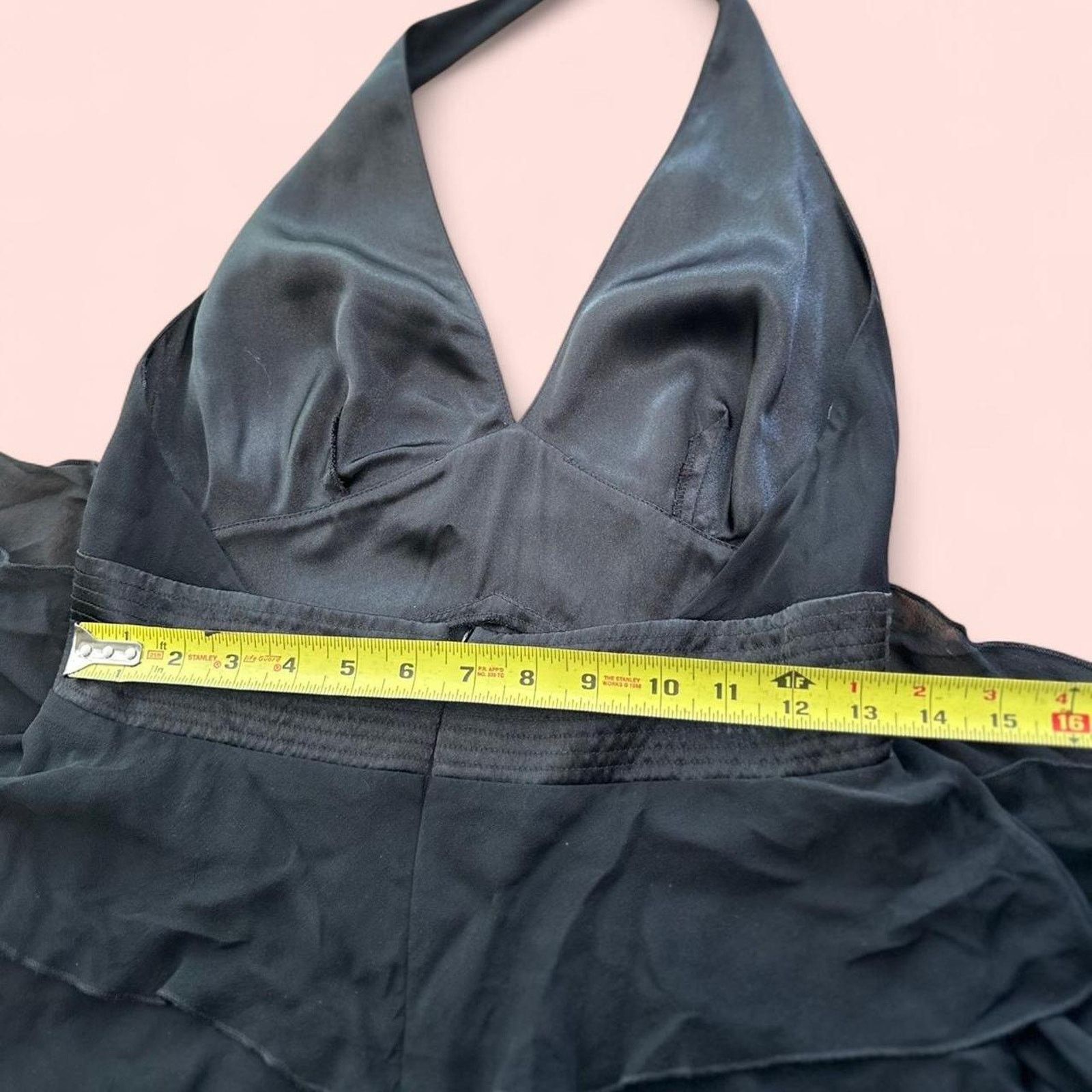 Laundry by Shelli Segal Halter top open back dress Size M / US 6-8 / IT 42-44 - 3 Thumbnail