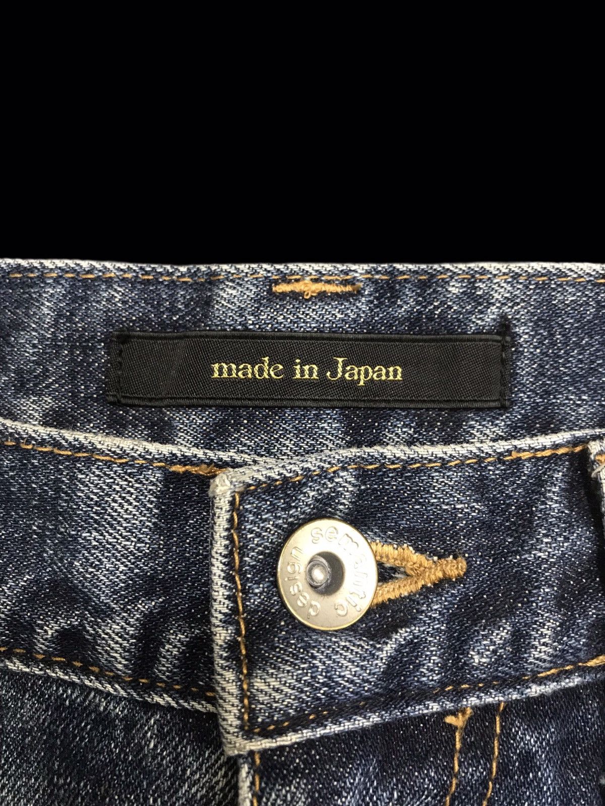 Japanese Brand 💥FLARE💥semanticdesign Japan Sick Flare Distrsed Denim F198 Size US 32 / EU 48 - 5 Thumbnail