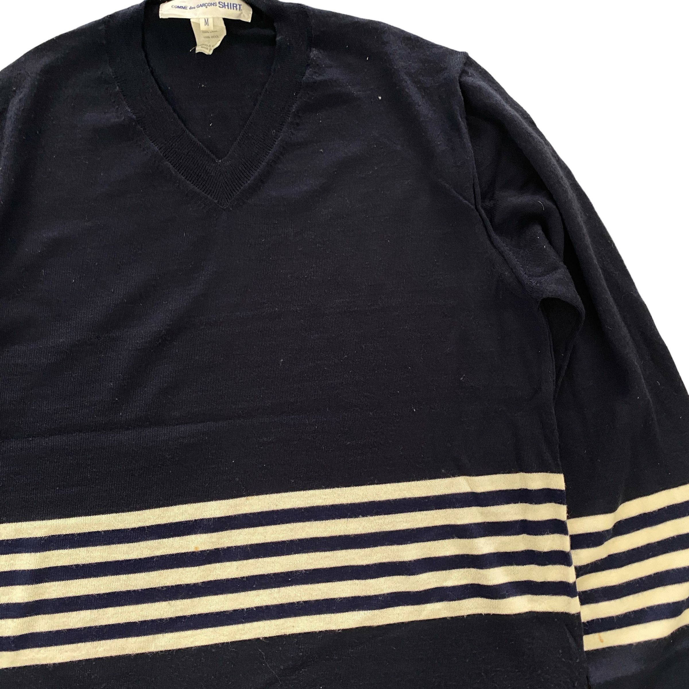 Comme des Garcons SHIRT Comme des Garcons Shirt V Wool Sweaters Size US M / EU 48-50 / 2 - 3 Thumbnail