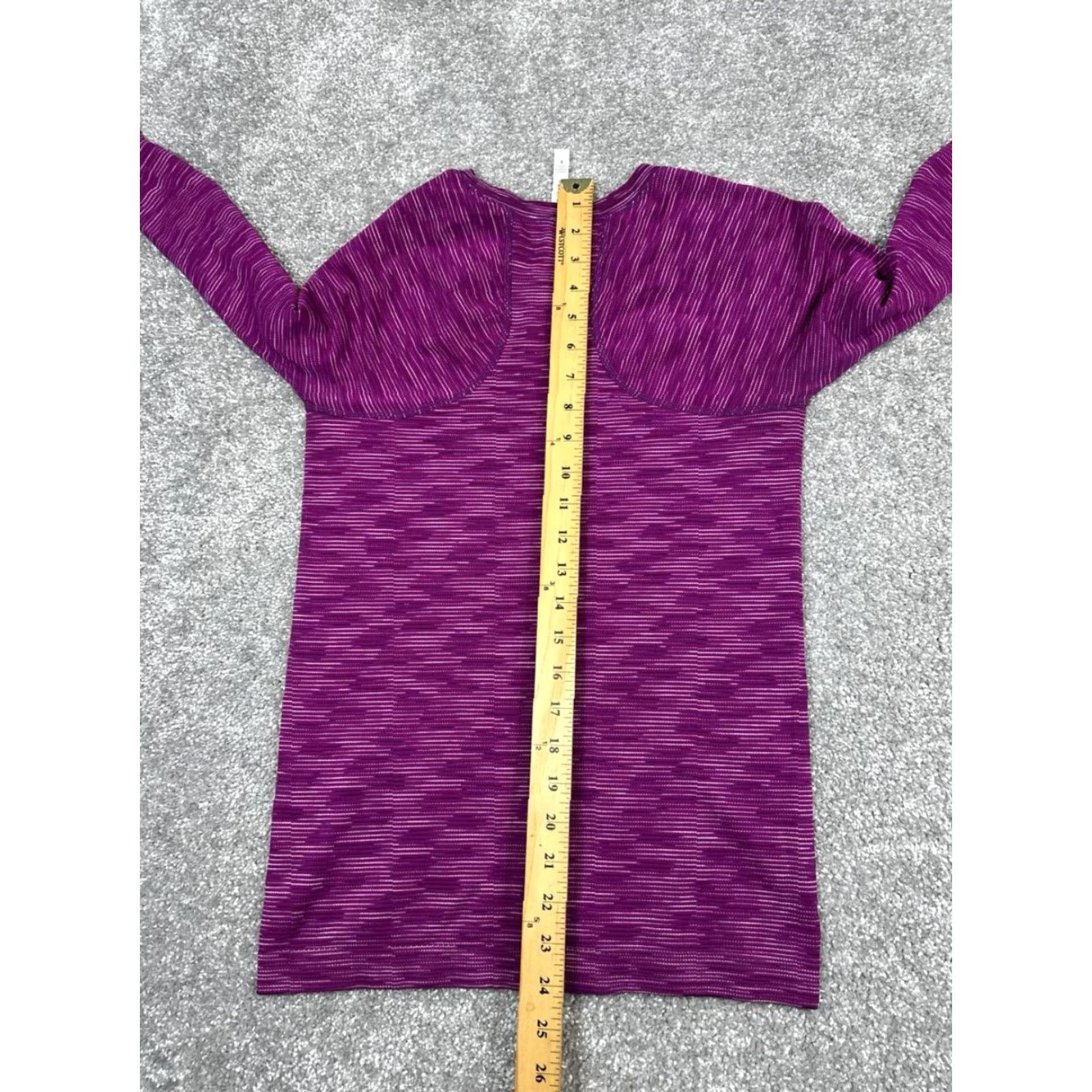 Athleta Athleta Shirt Womens Small Purple Running Pullover Size S / US 4 / IT 40 - 7 Thumbnail