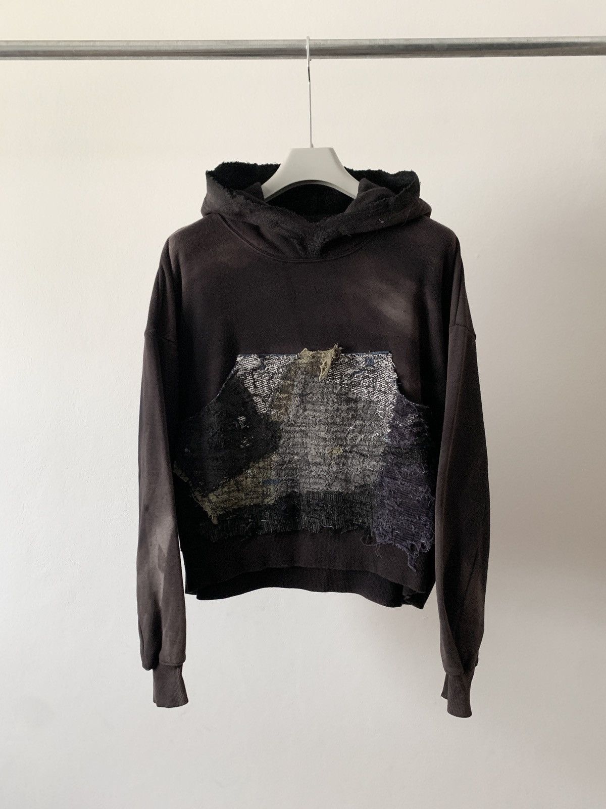 Vintage Faded Vintage Patchwork Hoodie Distressed Kapital Vibes Size US L / EU 52-54 / 3 - 1 Thumbnail