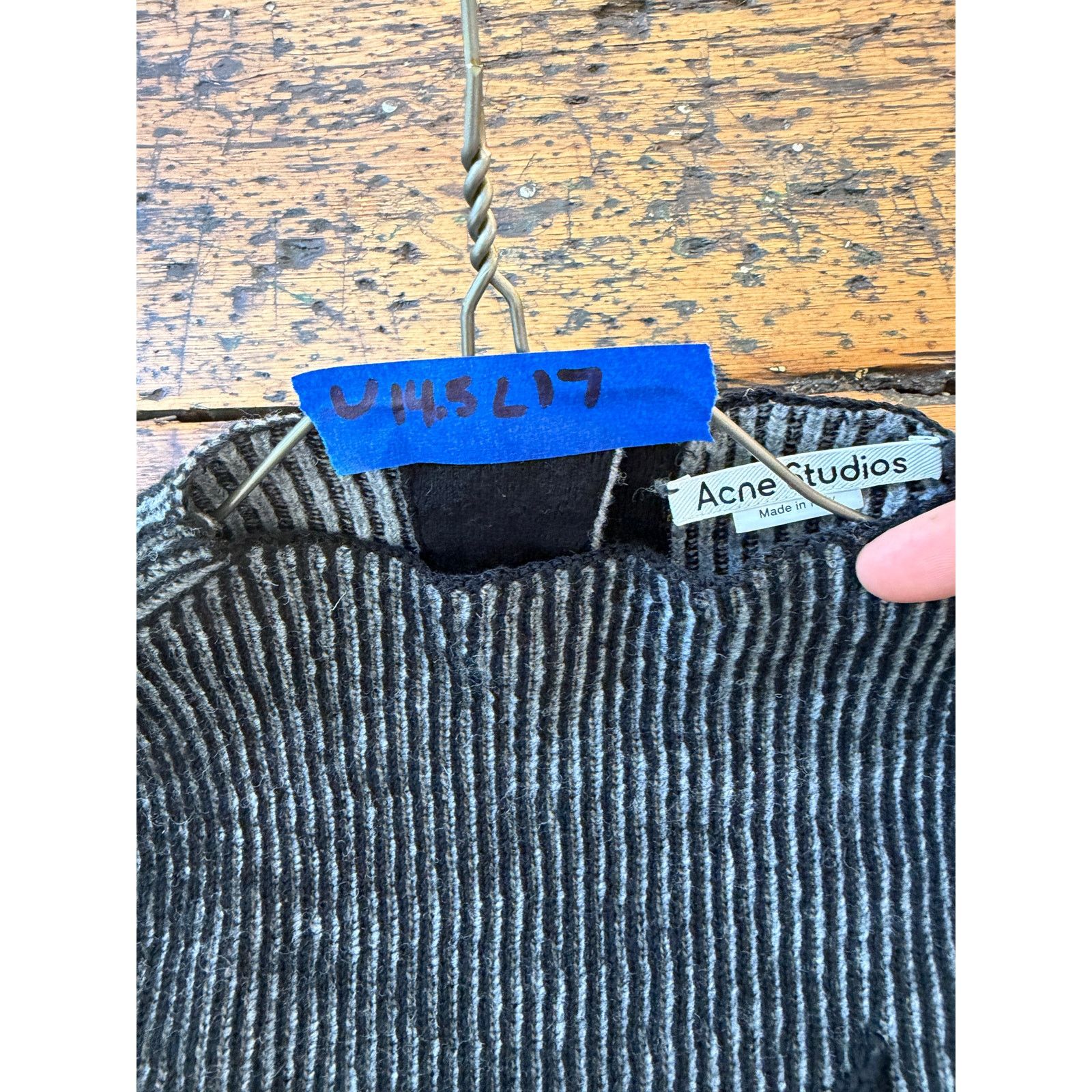 Acne Studios Acne Studios Distressed Crop Top Size M / US 6-8 / IT 42-44 - 5 Thumbnail