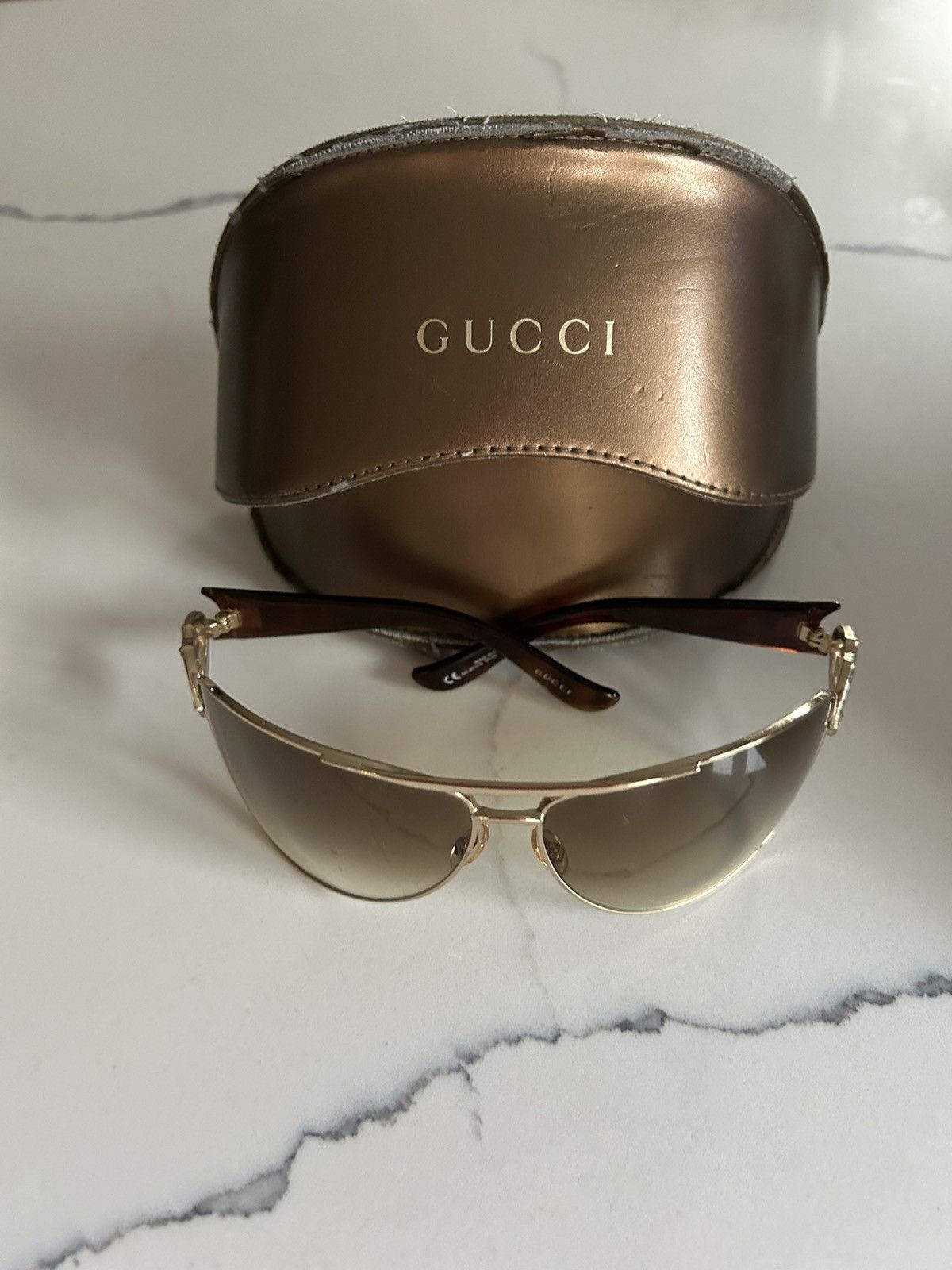 Gucci Gucci Avatiors sunglasses Size ONE SIZE - 1 Thumbnail
