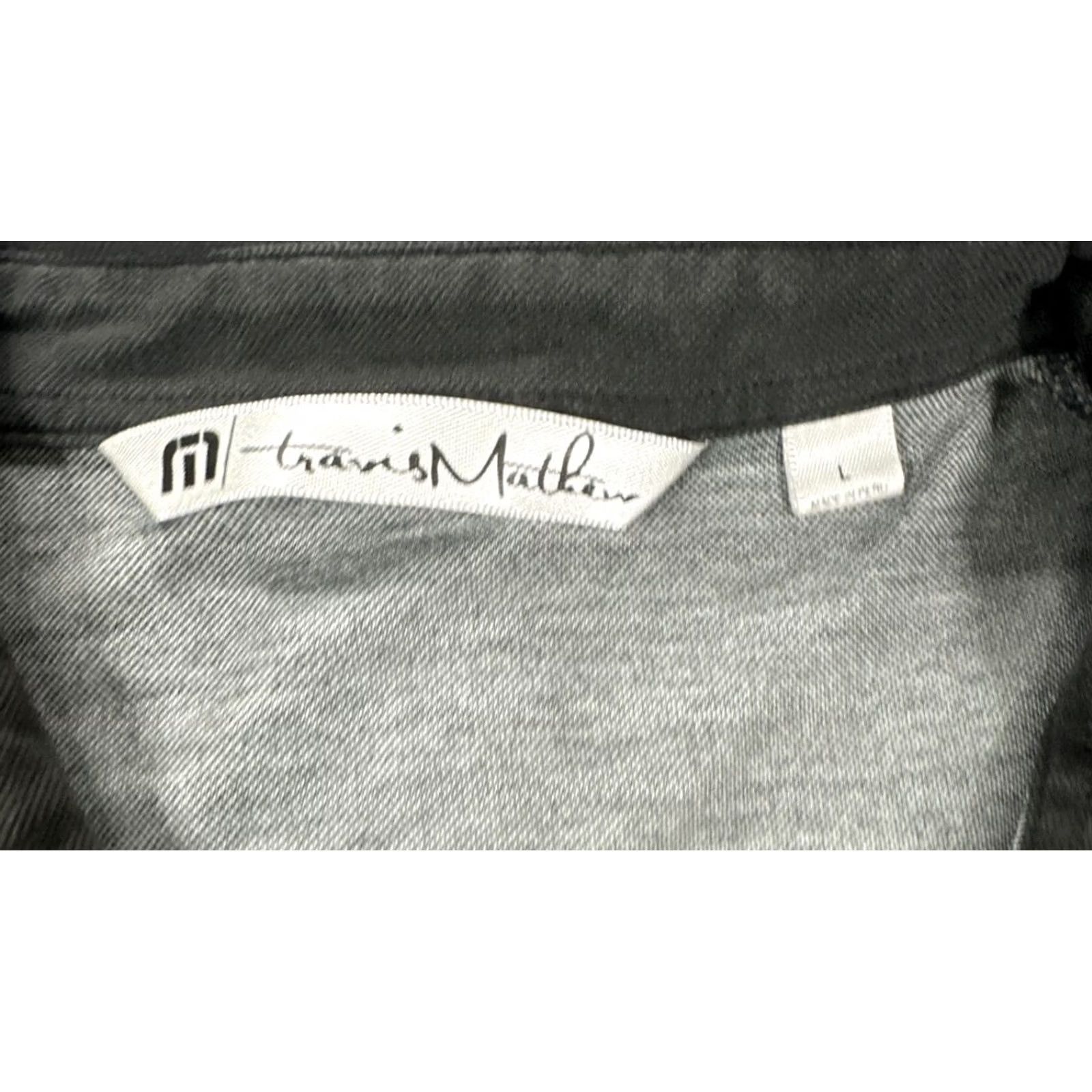 TravisMathew Travis Mathew Polo Shirt Golf L Gray Cotton Nice | Men's Size US L / EU 52-54 / 3 - 4 Thumbnail