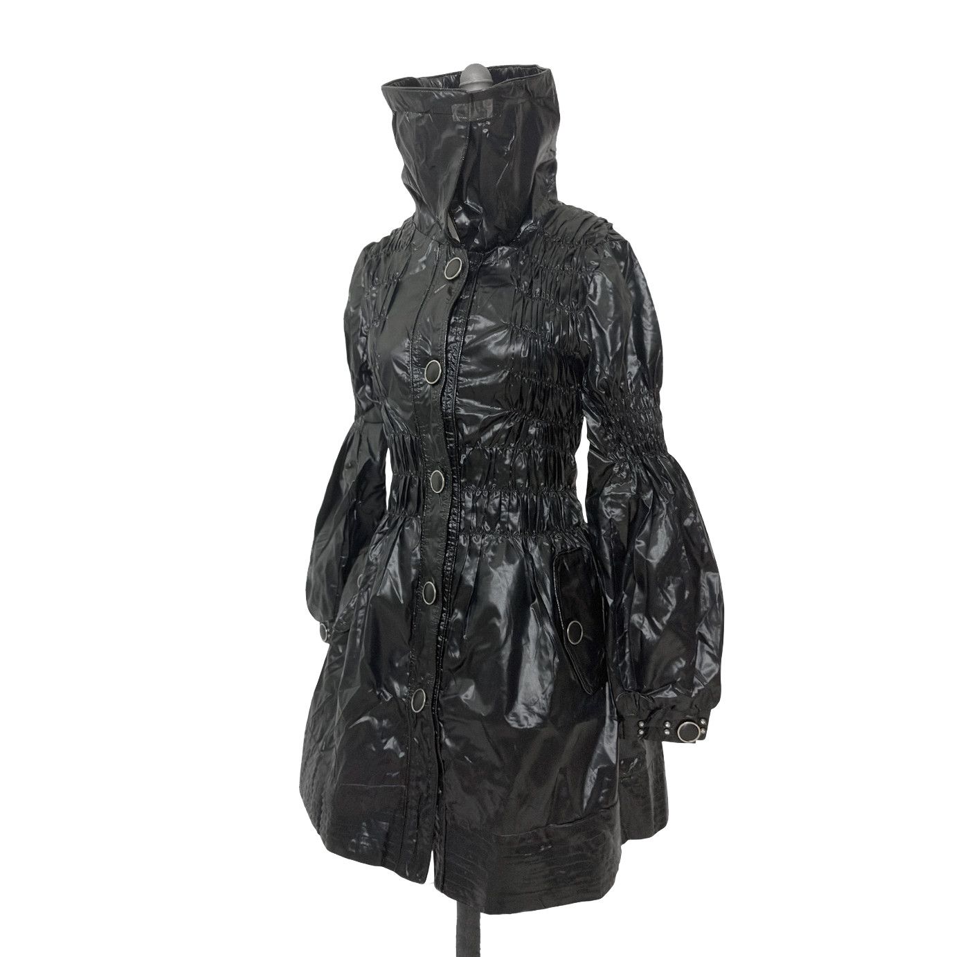 Just Cavalli NWT Just Cavalli Sculptural Leather Coat Size L / US 10 / IT 46 - 4 Thumbnail