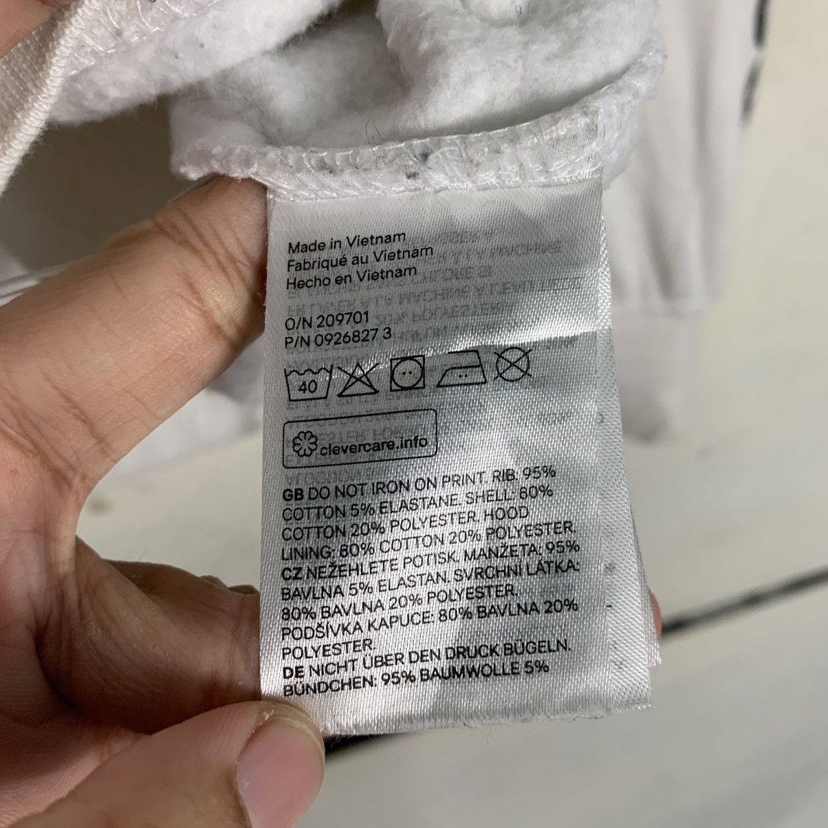 H&M Nasa Big Logo Pullover Hoodie Size US M / EU 48-50 / 2 - 15 Thumbnail