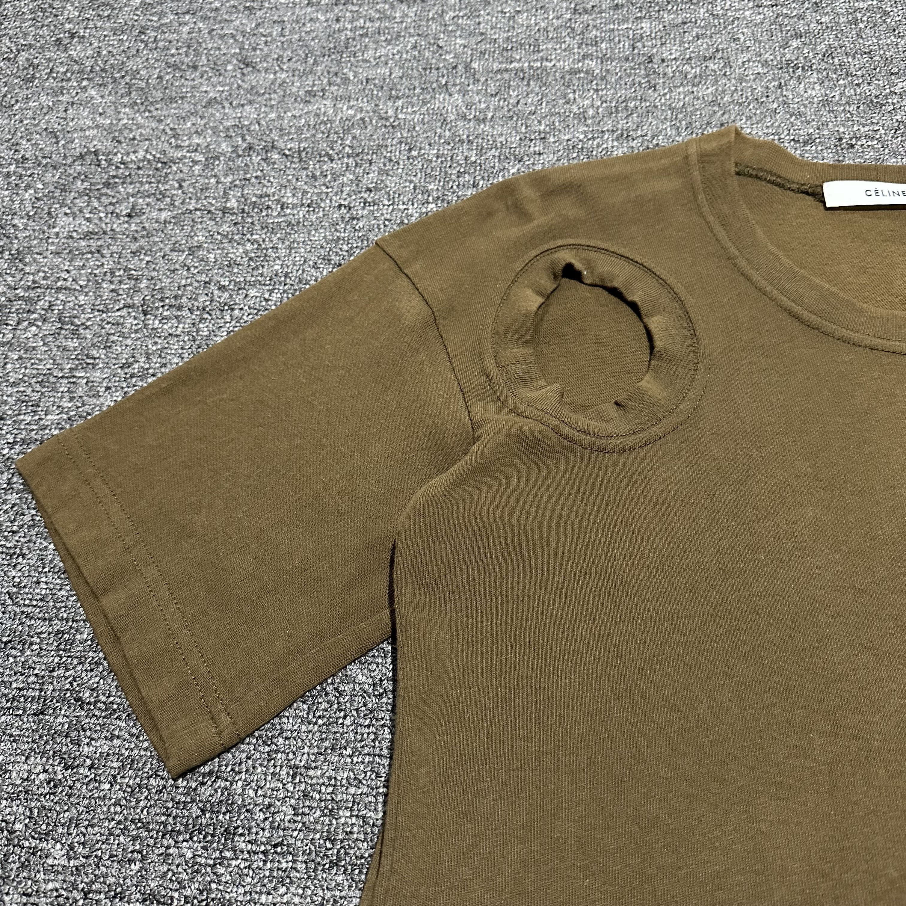 Celine Celine Cut Out SS17 Tee Size US S / EU 44-46 / 1 - 4 Thumbnail