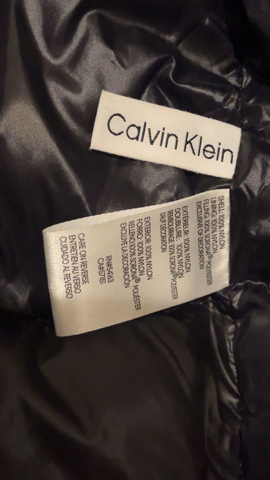 Calvin Klein Calvin Klein Men's High Shine Hooded Puffer Jacket Size L Size US L / EU 52-54 / 3 - 4 Thumbnail