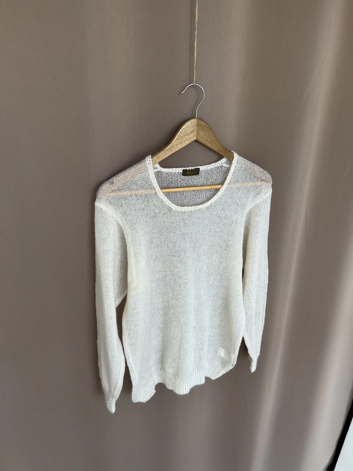 Y's for Men Y`s by Yohji Yamamoto Mesh Archive Wool Sweater Size 2 or M Size US M / EU 48-50 / 2 - 5 Thumbnail