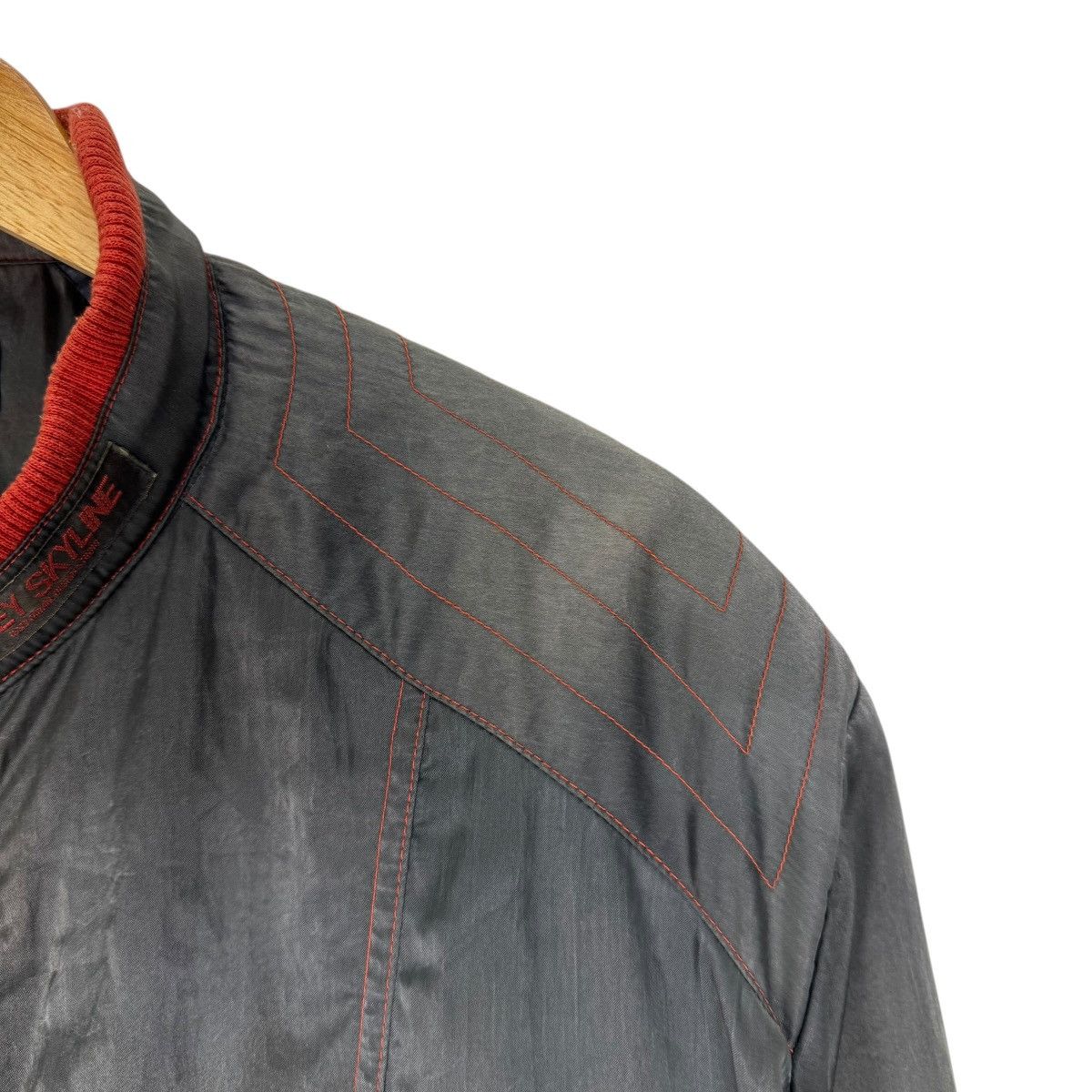 Issey Miyake 🔥80s ISSEY SKYLINE BOMBER JACKET Size US L / EU 52-54 / 3 - 5 Thumbnail