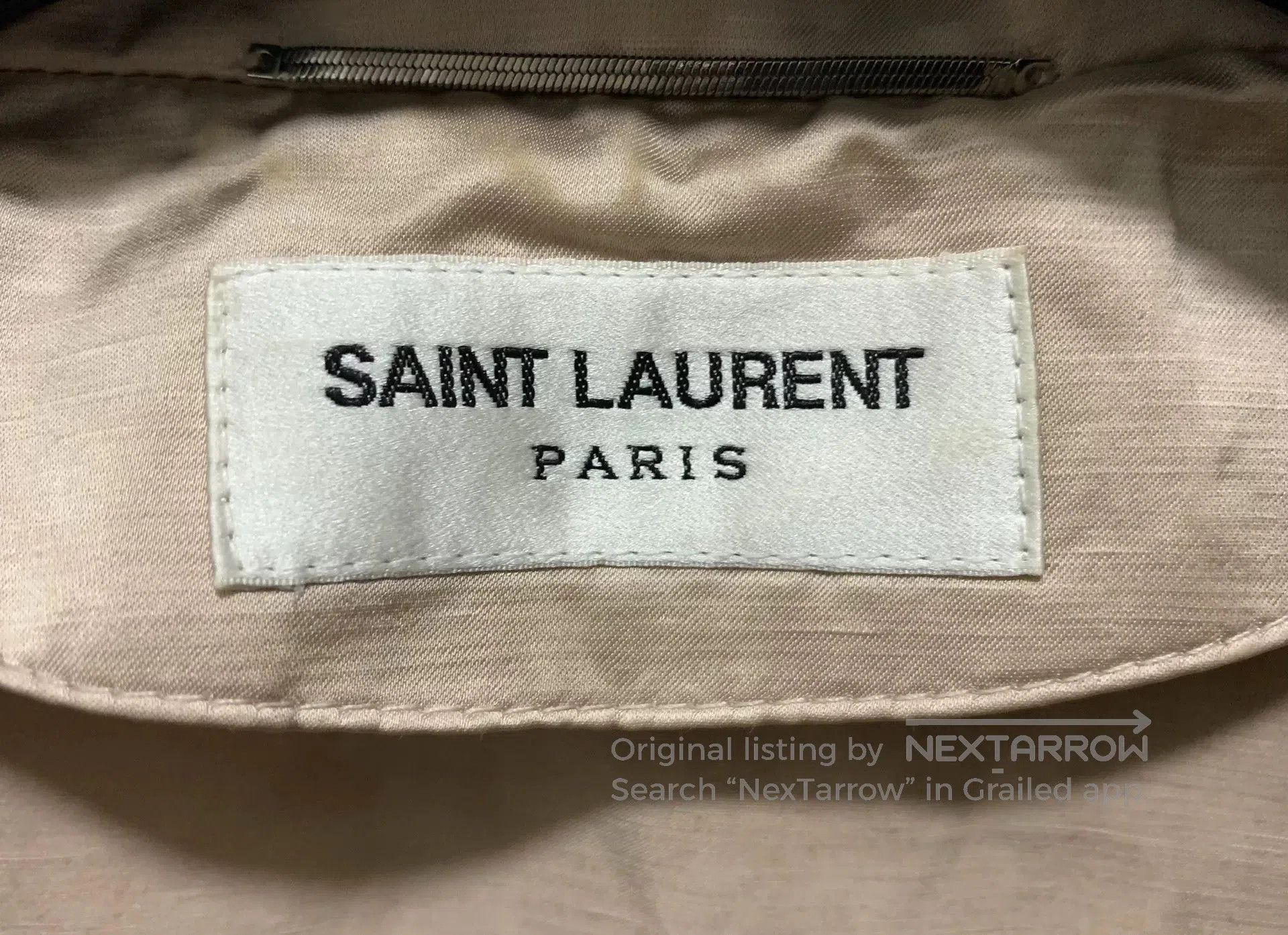Saint Laurent Paris Saint Laurent Pink Silk Jacket. Size L / US 10 / IT 46 - 3 Thumbnail