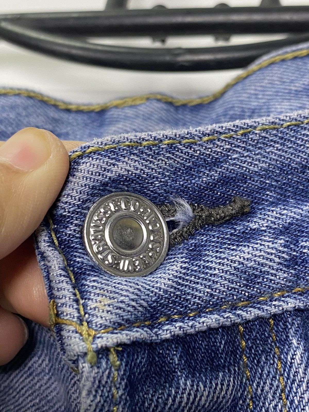 Levi's Vintage Levi’s 502 Distress Jeans Size US 40 / EU 56 - 8 Thumbnail