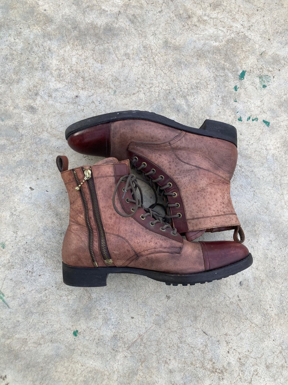 Alfredo Bannister Alfredo Bannister Tobacco Back Zip Boot Size 41