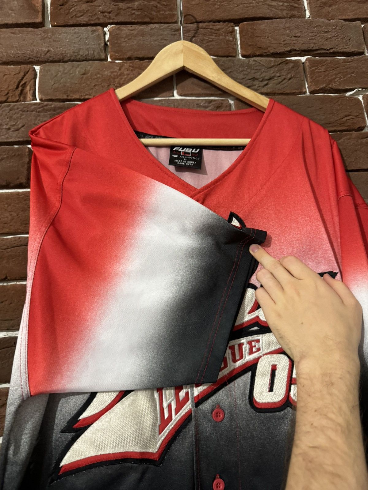 Fubu Rare Vintage Embroidered Fubu 05 Jersey Dope Hip Hop Rap Size US L / EU 52-54 / 3 - 8 Thumbnail