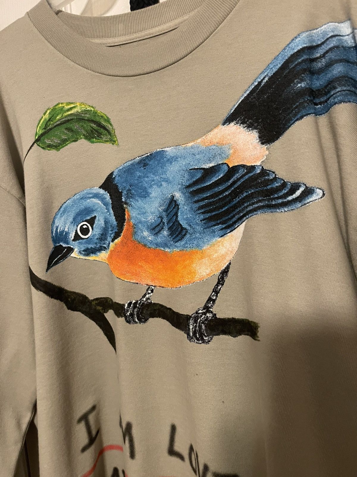 Wes Lang Yeezy Wes Lang Bird I Am Loving Awareness LS Tee Size US L / EU 52-54 / 3 - 2 Thumbnail