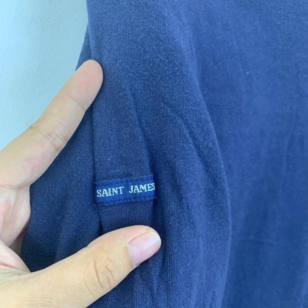 Vintage Vintage SAINT JAMES Made In France Plain Tee Shirt Size M / US 6-8 / IT 42-44 - 6 Thumbnail